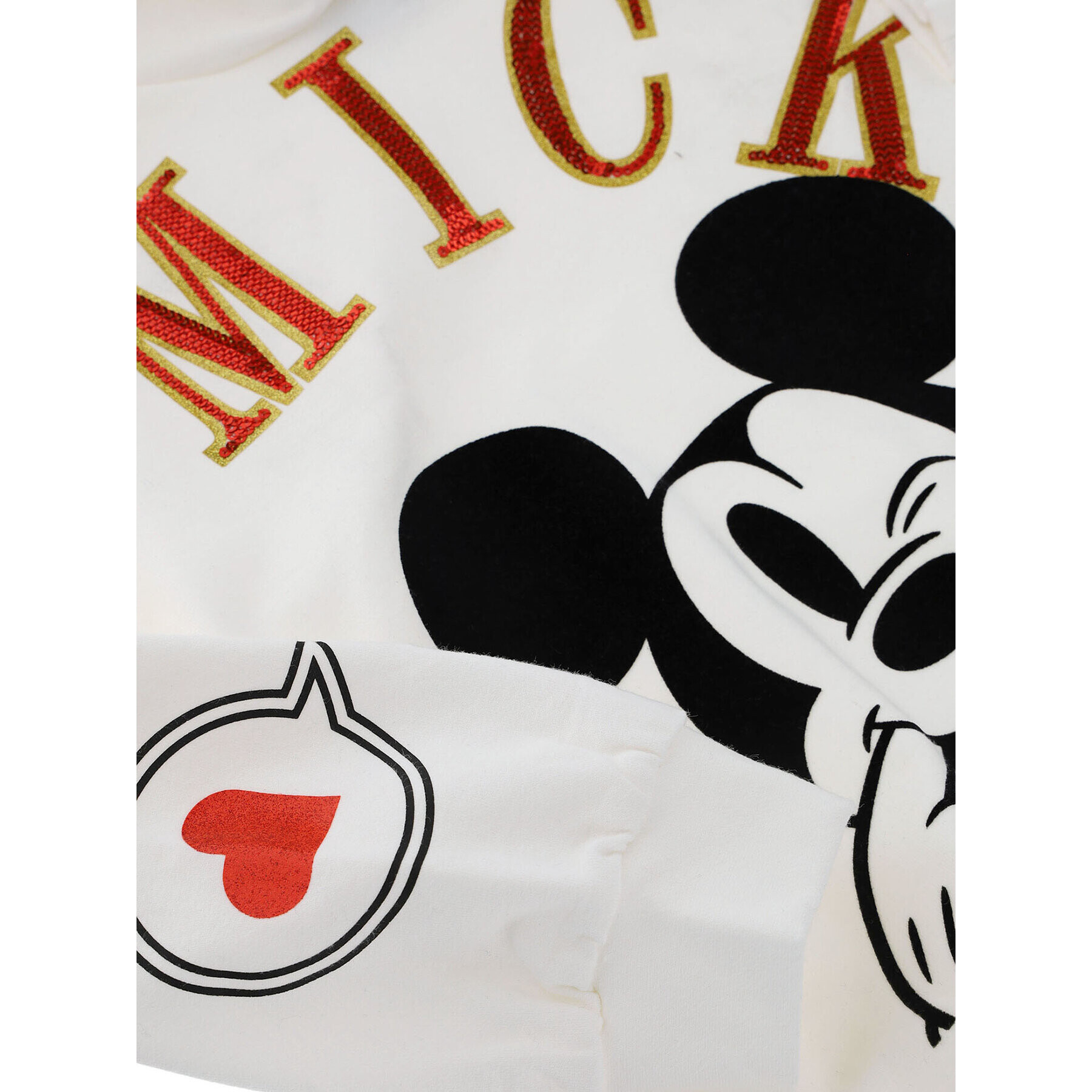 Original Marines Jopa MICKEY MOUSE DCAV3530F Bela Regular Fit - Pepit.si