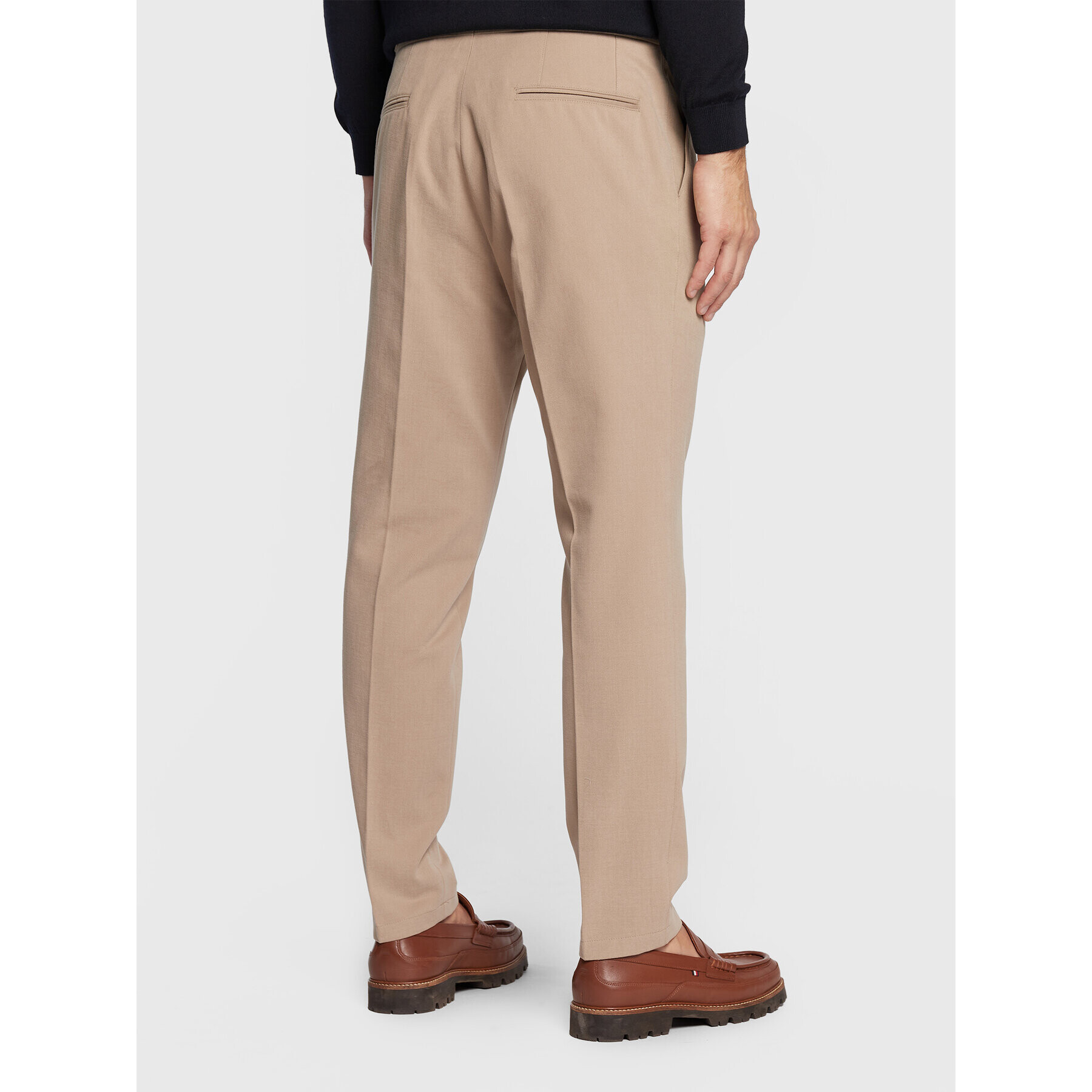 Oscar Jacobson Chino hlače Delon 5417 5771 Bež Slim Fit - Pepit.si