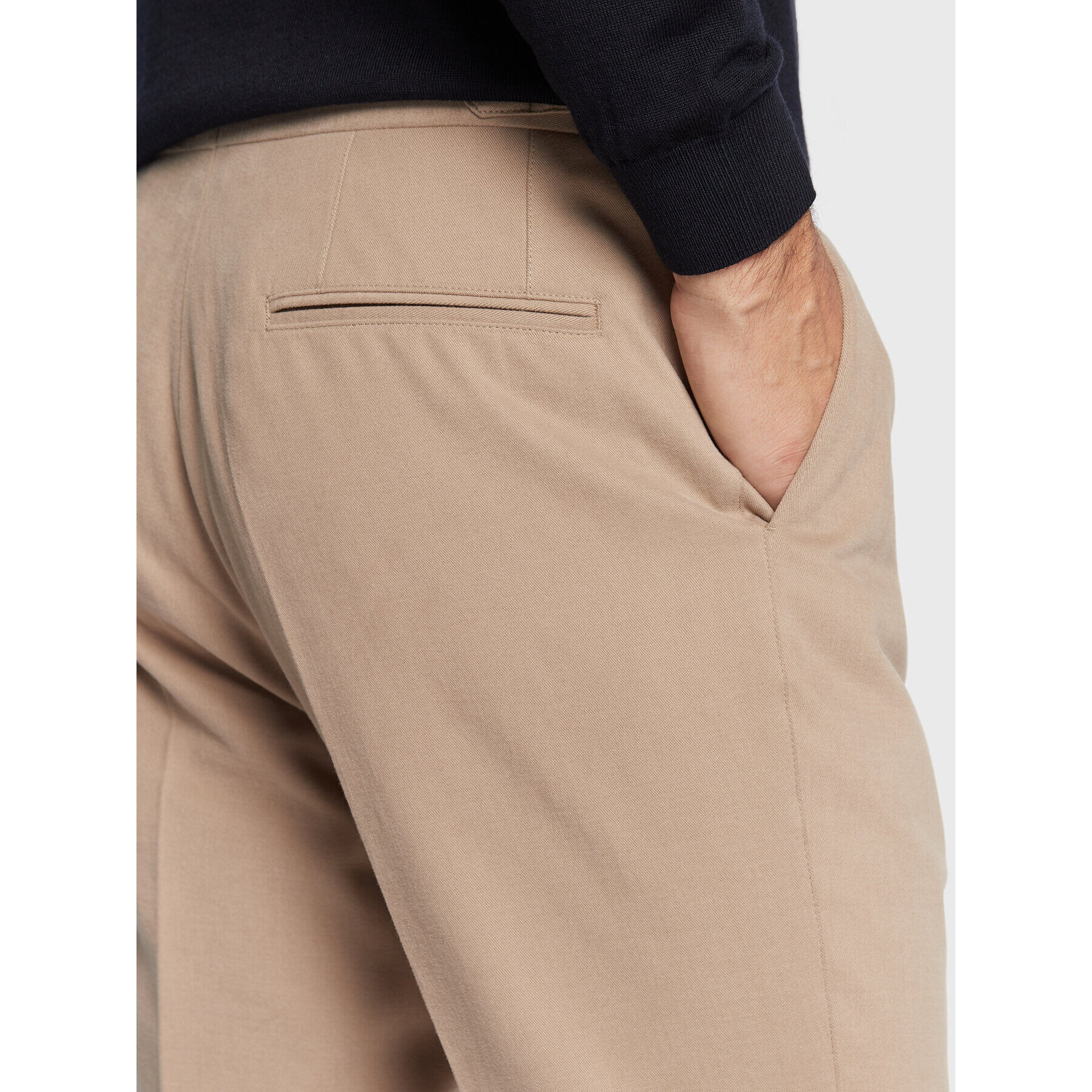 Oscar Jacobson Chino hlače Delon 5417 5771 Bež Slim Fit - Pepit.si