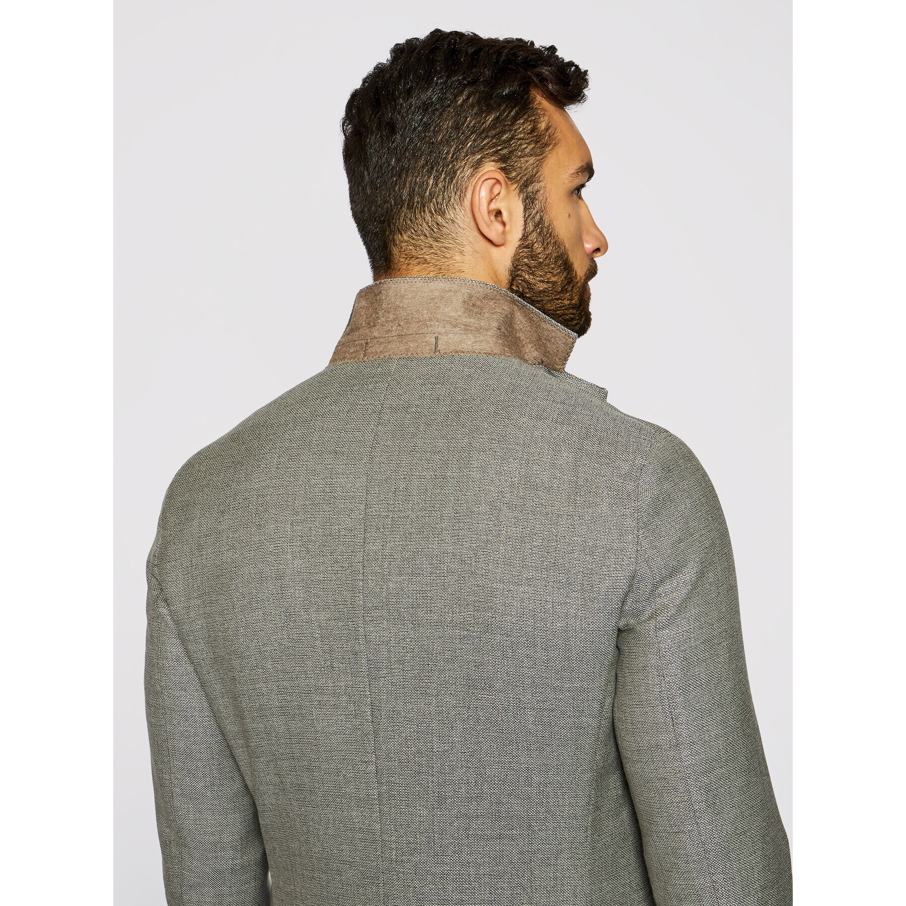 Oscar Jacobson Suknjič Egel 3363 5027 Bež Slim Fit - Pepit.si