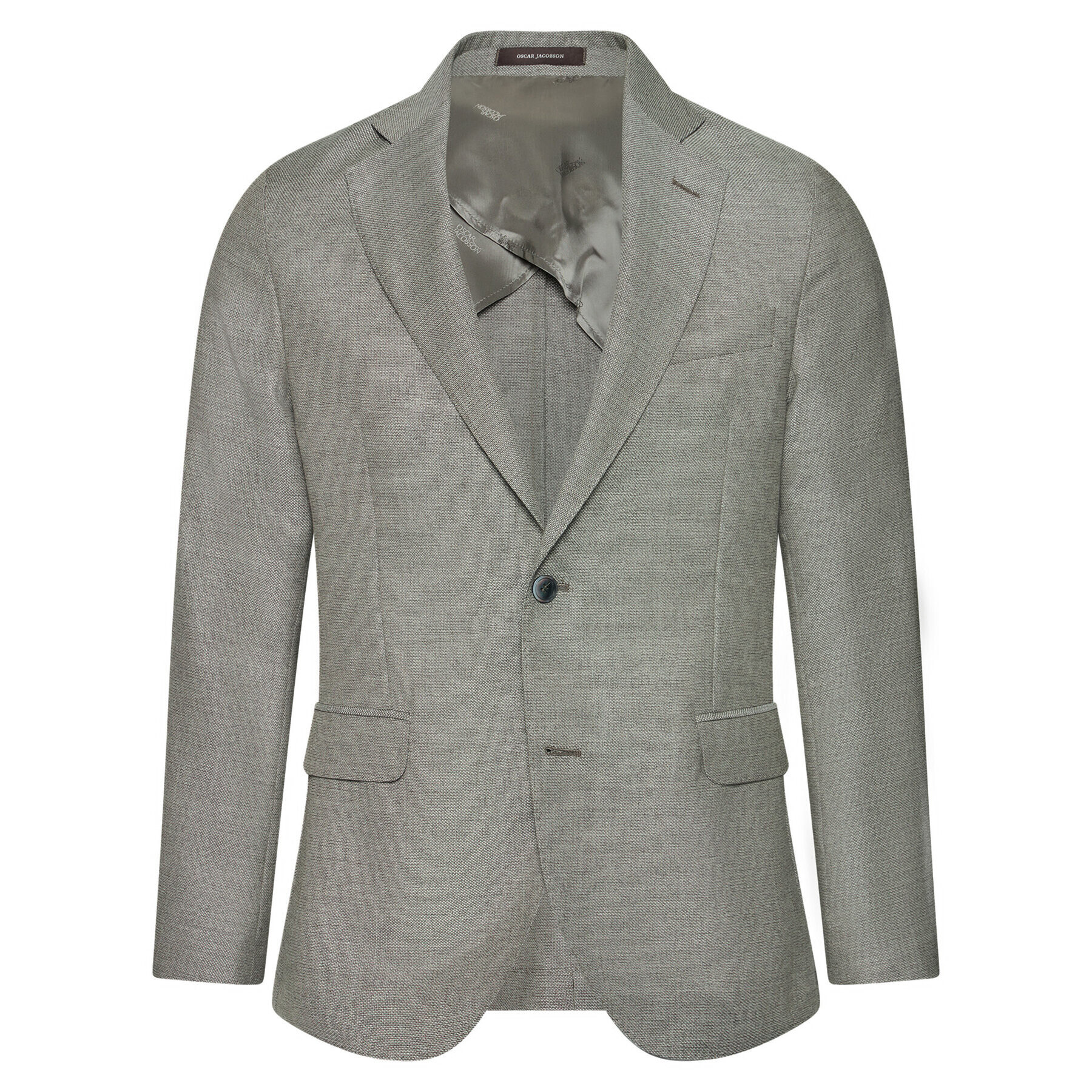 Oscar Jacobson Suknjič Egel 3363 5027 Bež Slim Fit - Pepit.si