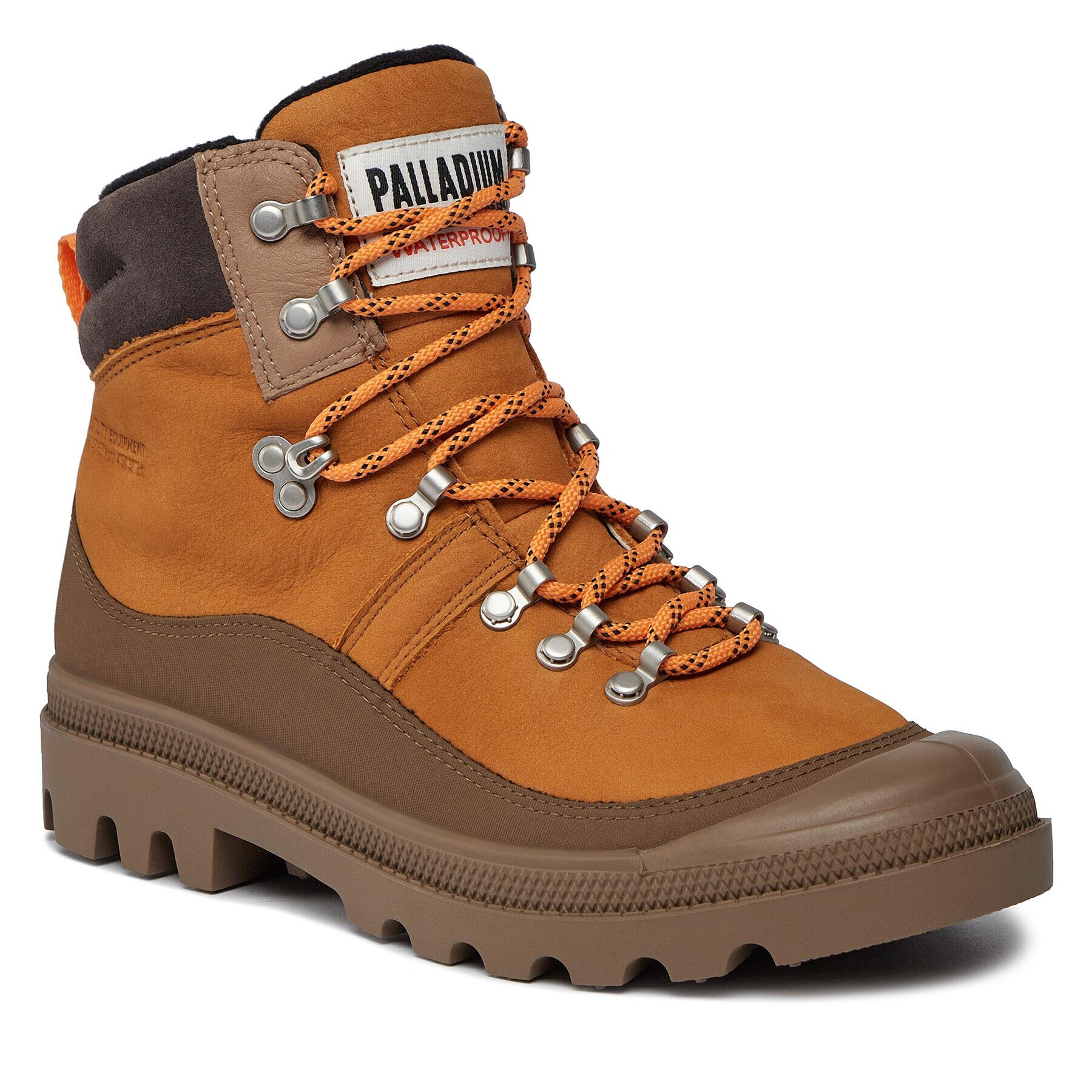 Palladium Pohodni čevlji Pallabrousse Hkr Wp+ 98840-203-M Rjava - Pepit.si