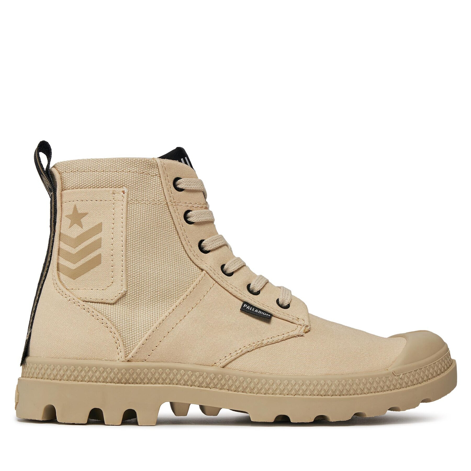 Palladium Pohodni čevlji Pampa Hi Army 78583-210-M Bež - Pepit.si