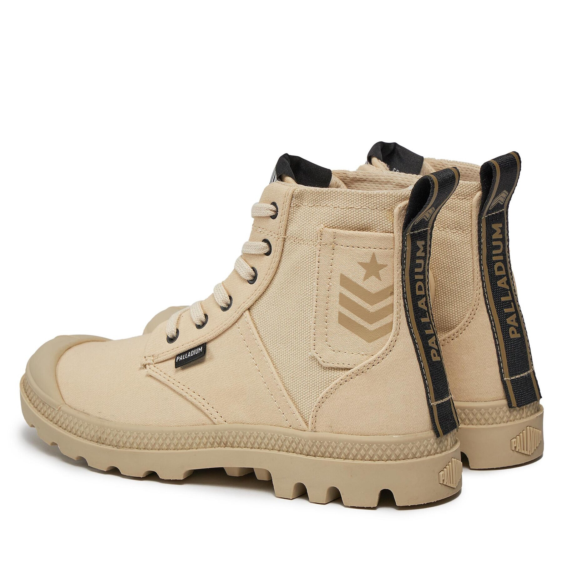 Palladium Pohodni čevlji Pampa Hi Army 78583-210-M Bež - Pepit.si