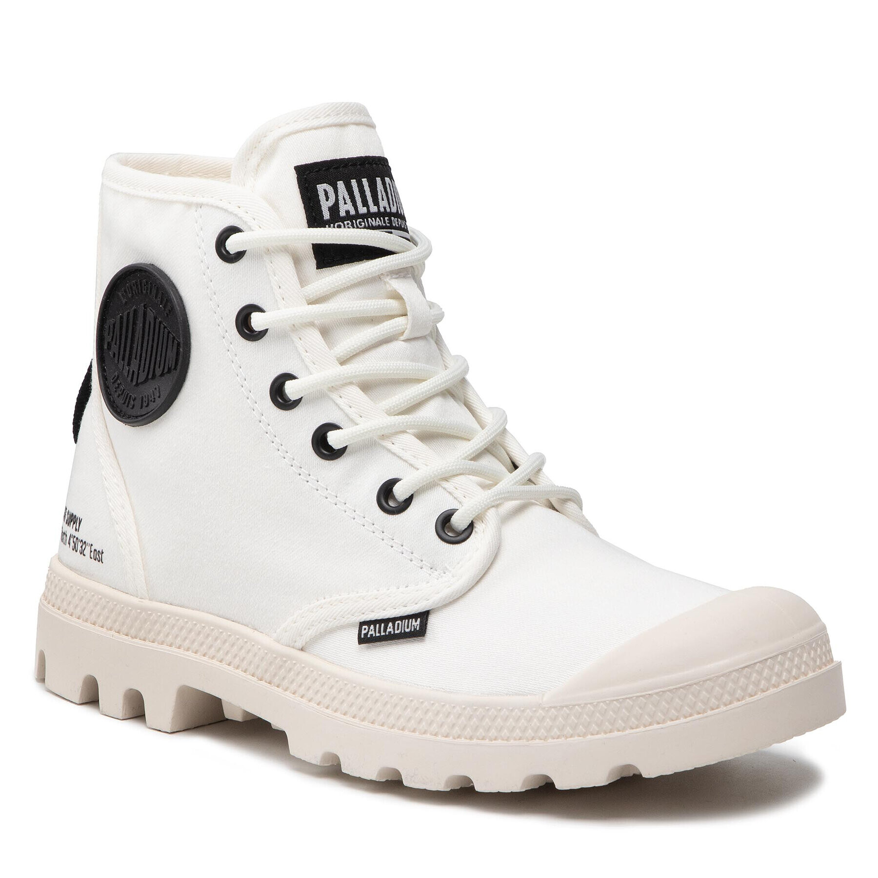 Palladium Pohodni čevlji Pampa Hi Htg Supply 77356-116-M Bela - Pepit.si