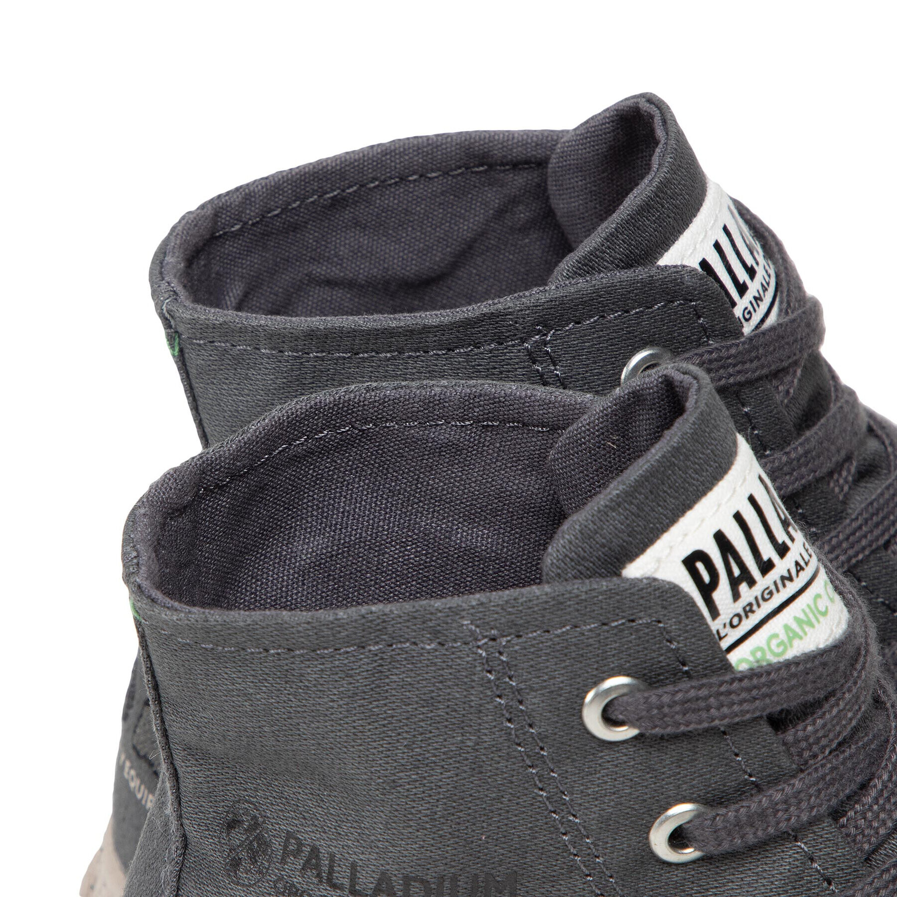 Palladium Pohodni čevlji Pampa Hi Organic II 77100-021-M Siva - Pepit.si