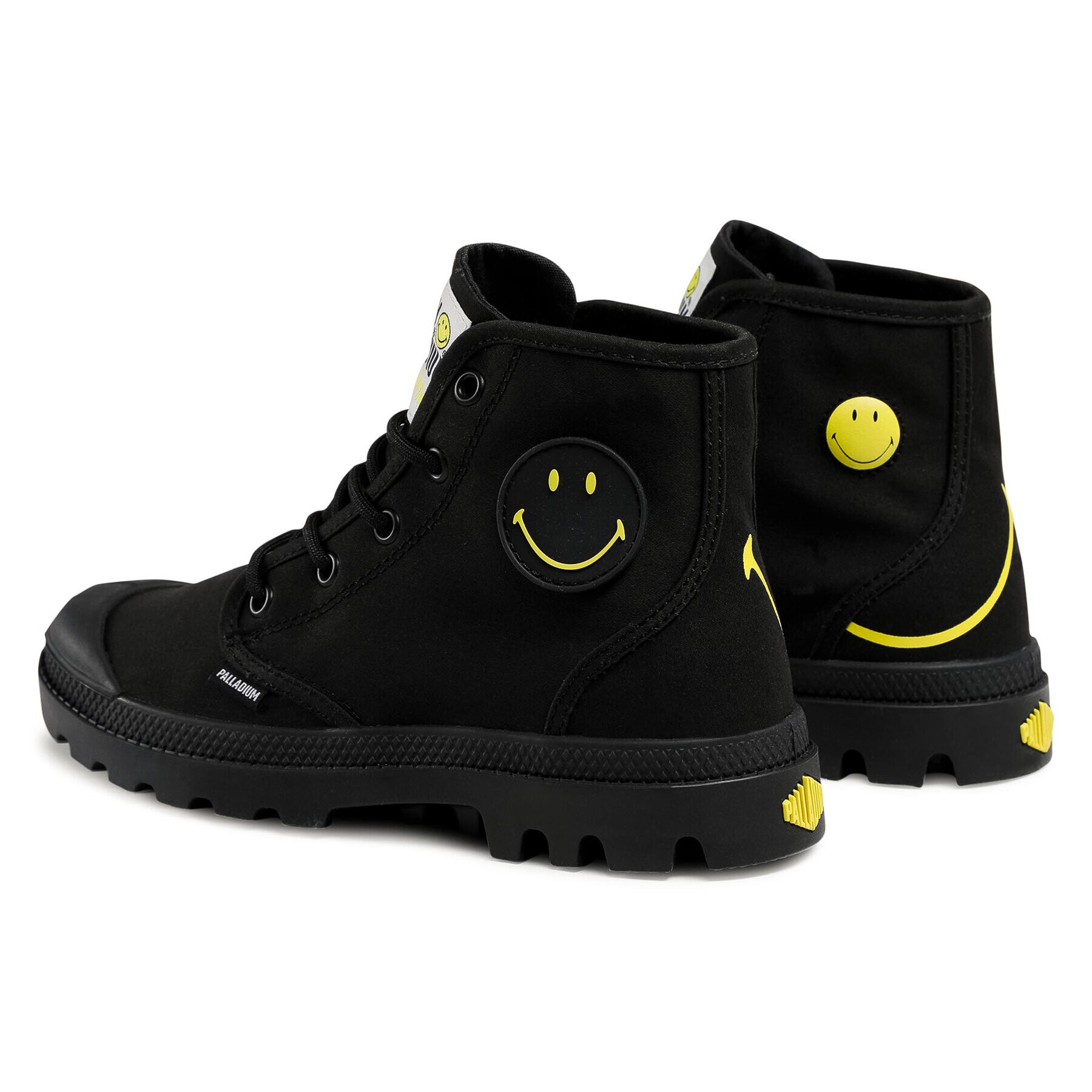 Palladium Pohodni čevlji Pampa Hi Smiley Be Kind 77079-008-M Črna - Pepit.si