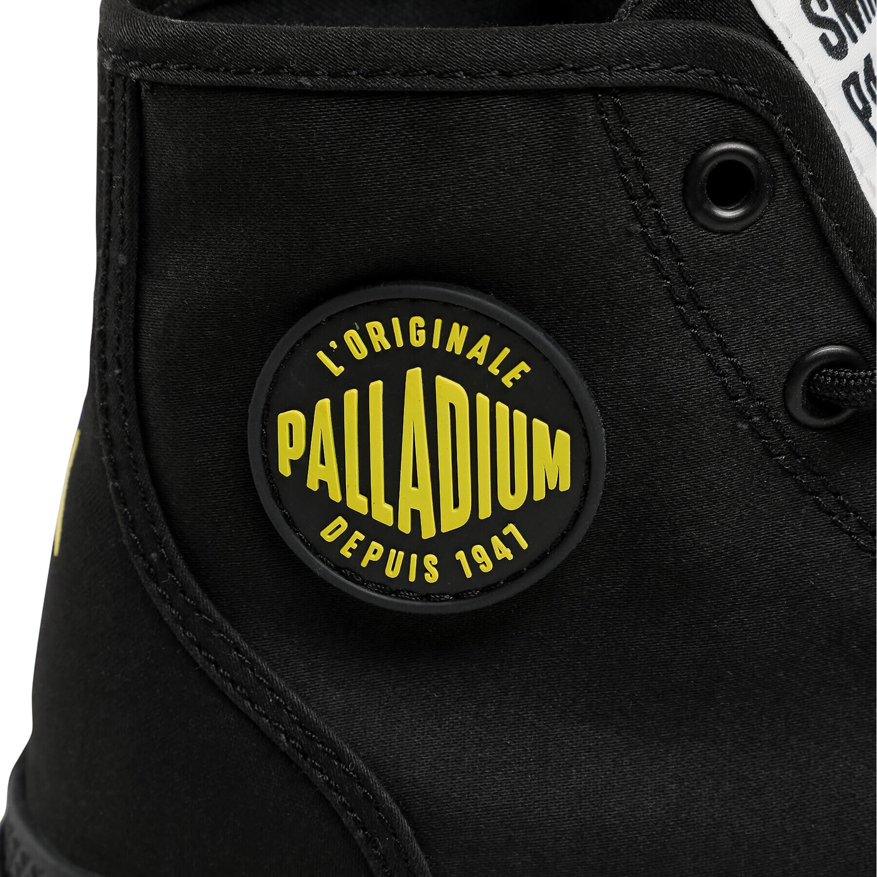 Palladium Pohodni čevlji Pampa Hi Smiley Be Kind 77079-008-M Črna - Pepit.si