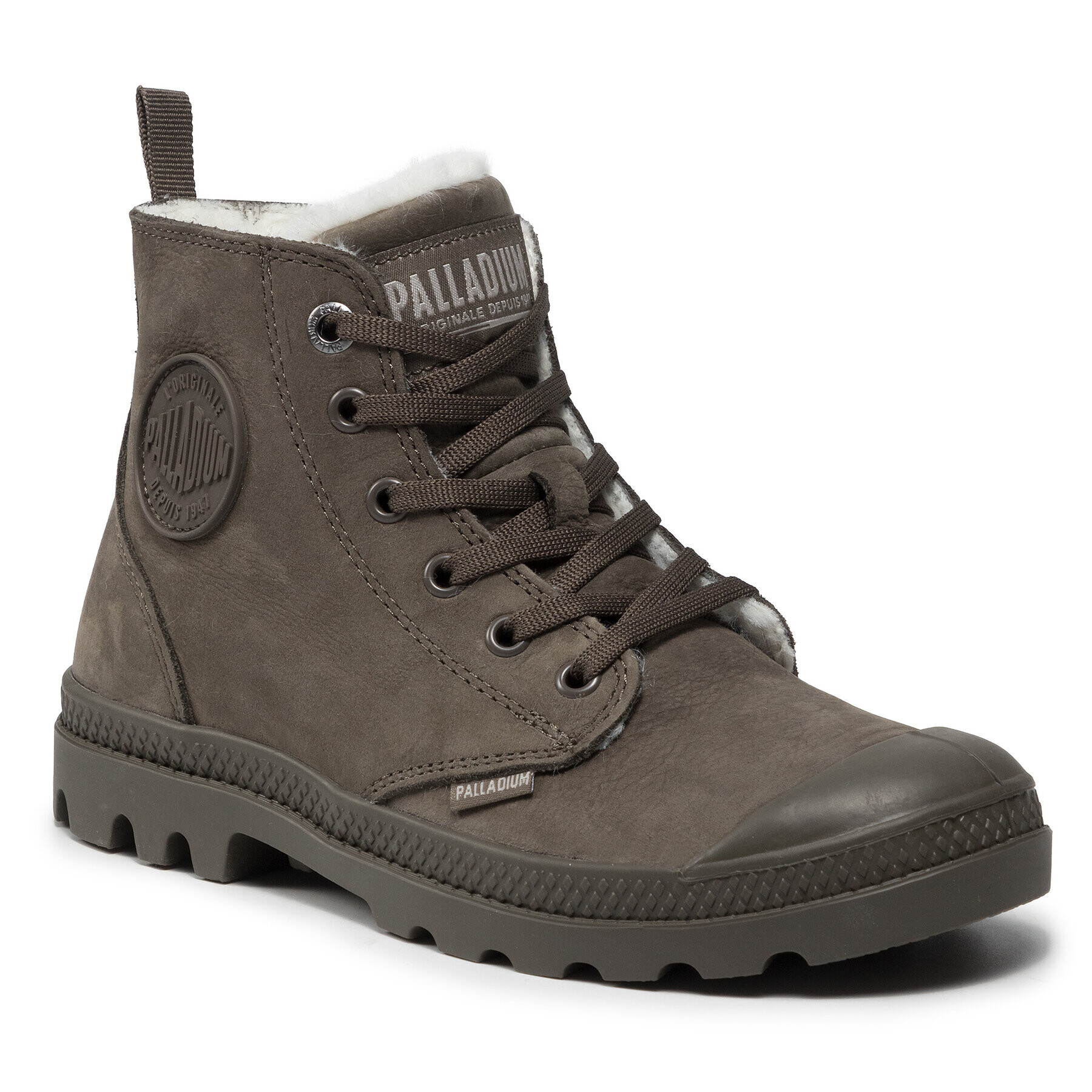 Palladium Pohodni čevlji Pampa Hi Zip Wl 95982-213-M Zelena - Pepit.si