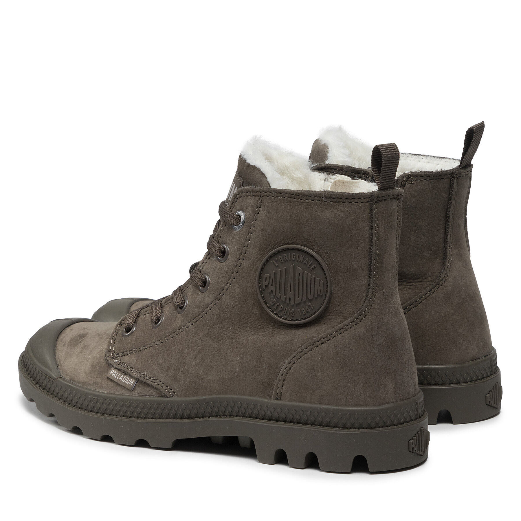 Palladium Pohodni čevlji Pampa Hi Zip Wl 95982-213-M Zelena - Pepit.si