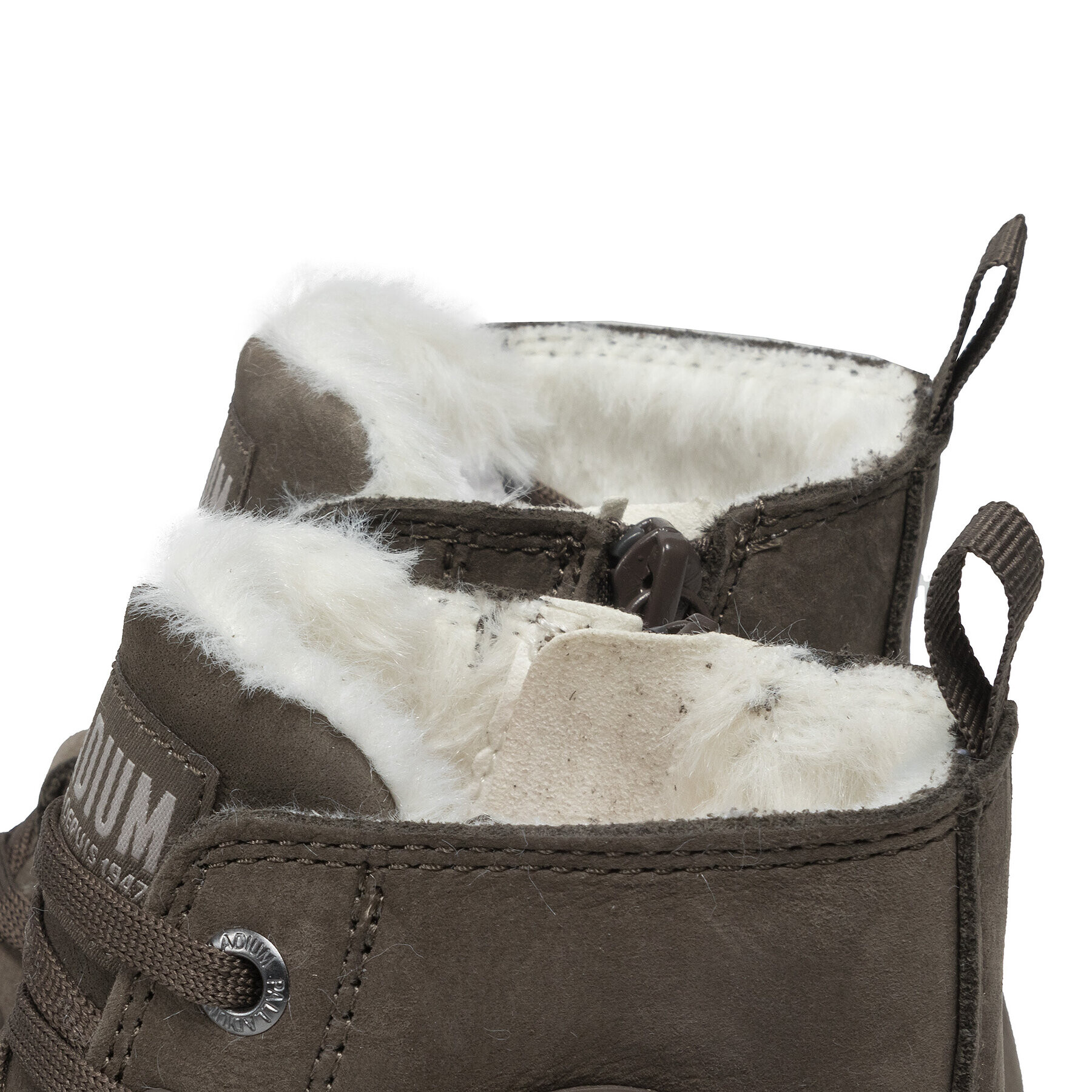 Palladium Pohodni čevlji Pampa Hi Zip Wl 95982-213-M Zelena - Pepit.si