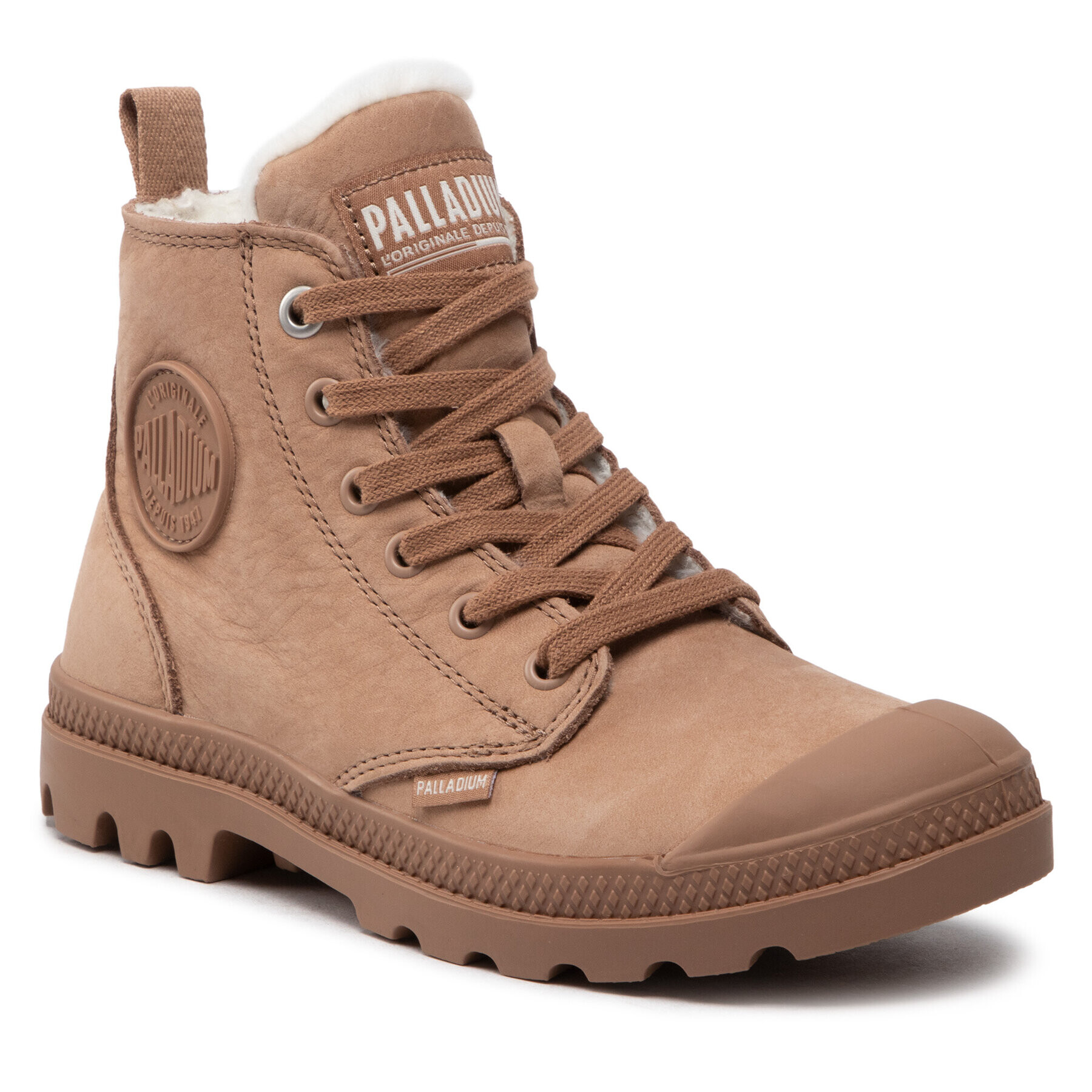 Palladium Pohodni čevlji Pampa Hi Zip Wl 95982-254-M Rjava - Pepit.si