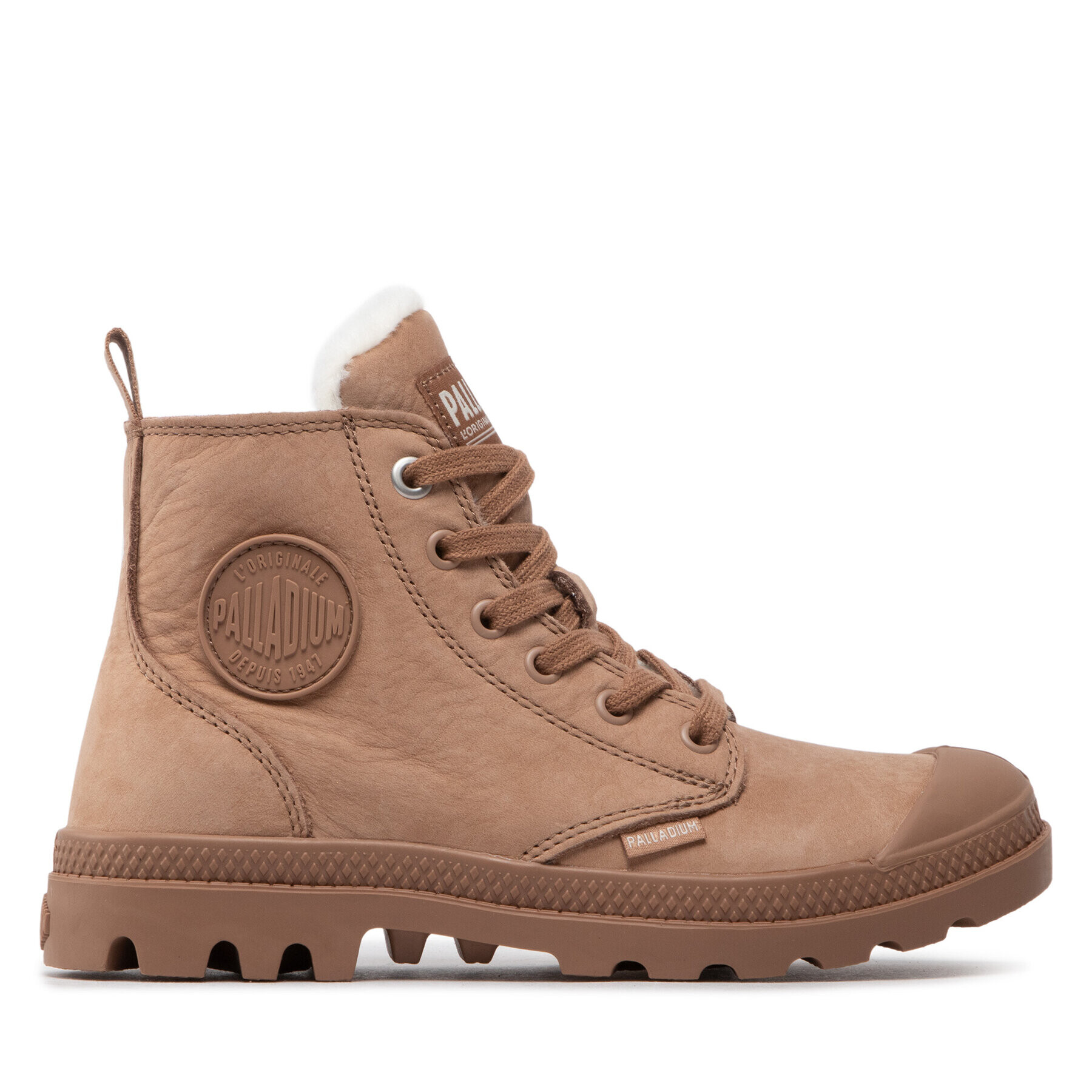 Palladium Pohodni čevlji Pampa Hi Zip Wl 95982-254-M Rjava - Pepit.si