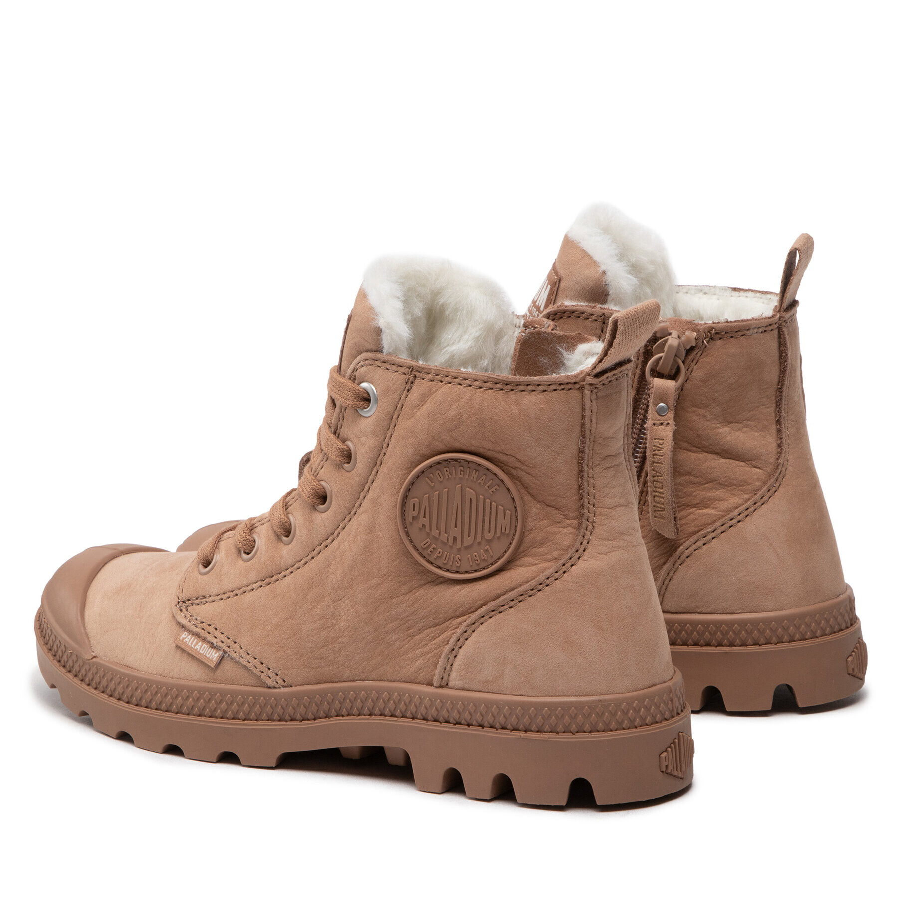 Palladium Pohodni čevlji Pampa Hi Zip Wl 95982-254-M Rjava - Pepit.si