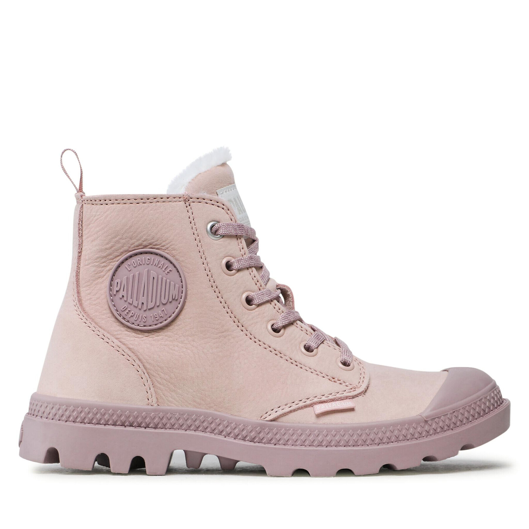 Palladium Pohodni čevlji Pampa Hi Zip Wl 95982-671-M Roza - Pepit.si