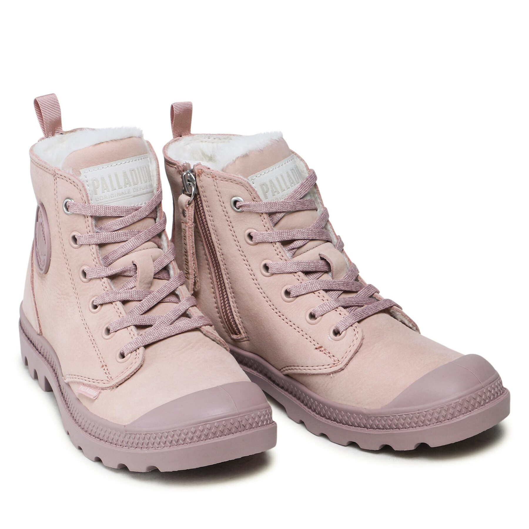 Palladium Pohodni čevlji Pampa Hi Zip Wl 95982-671-M Roza - Pepit.si