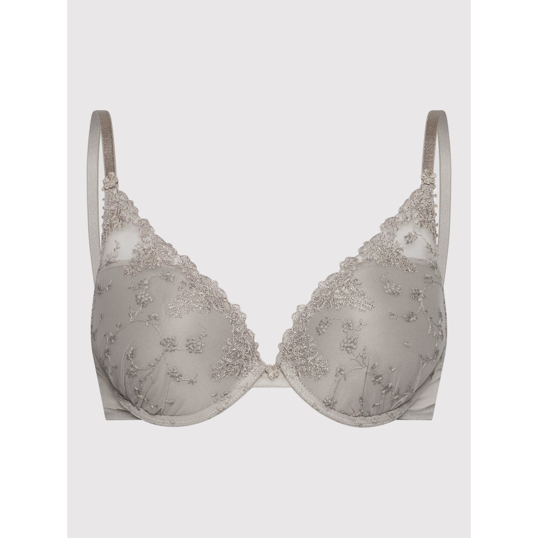 Passionata by Chantelle Push-Up nedrček White Nights P40690 Siva - Pepit.si