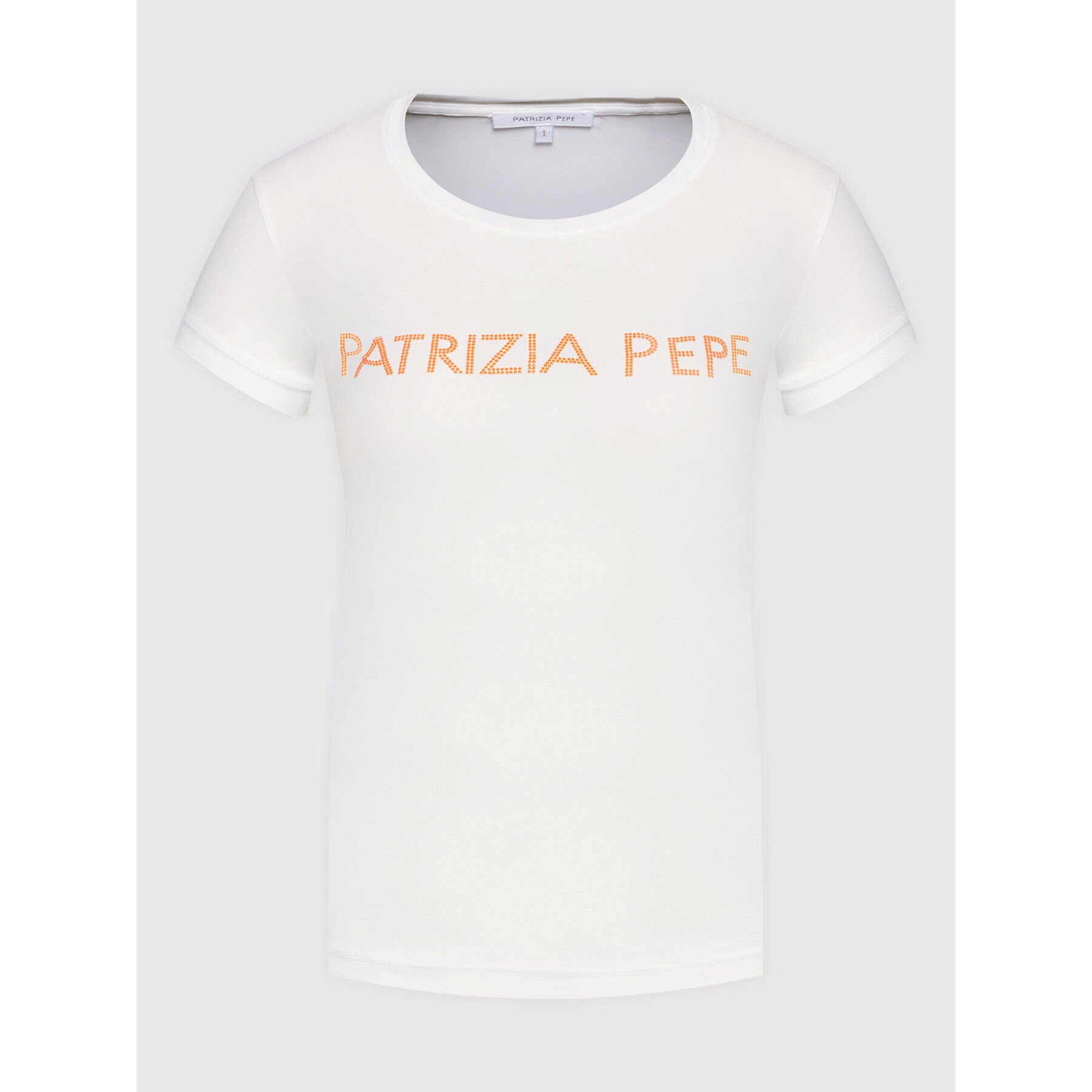 Patrizia Pepe Majica 8M1419/J011-W146 Bela Regular Fit - Pepit.si