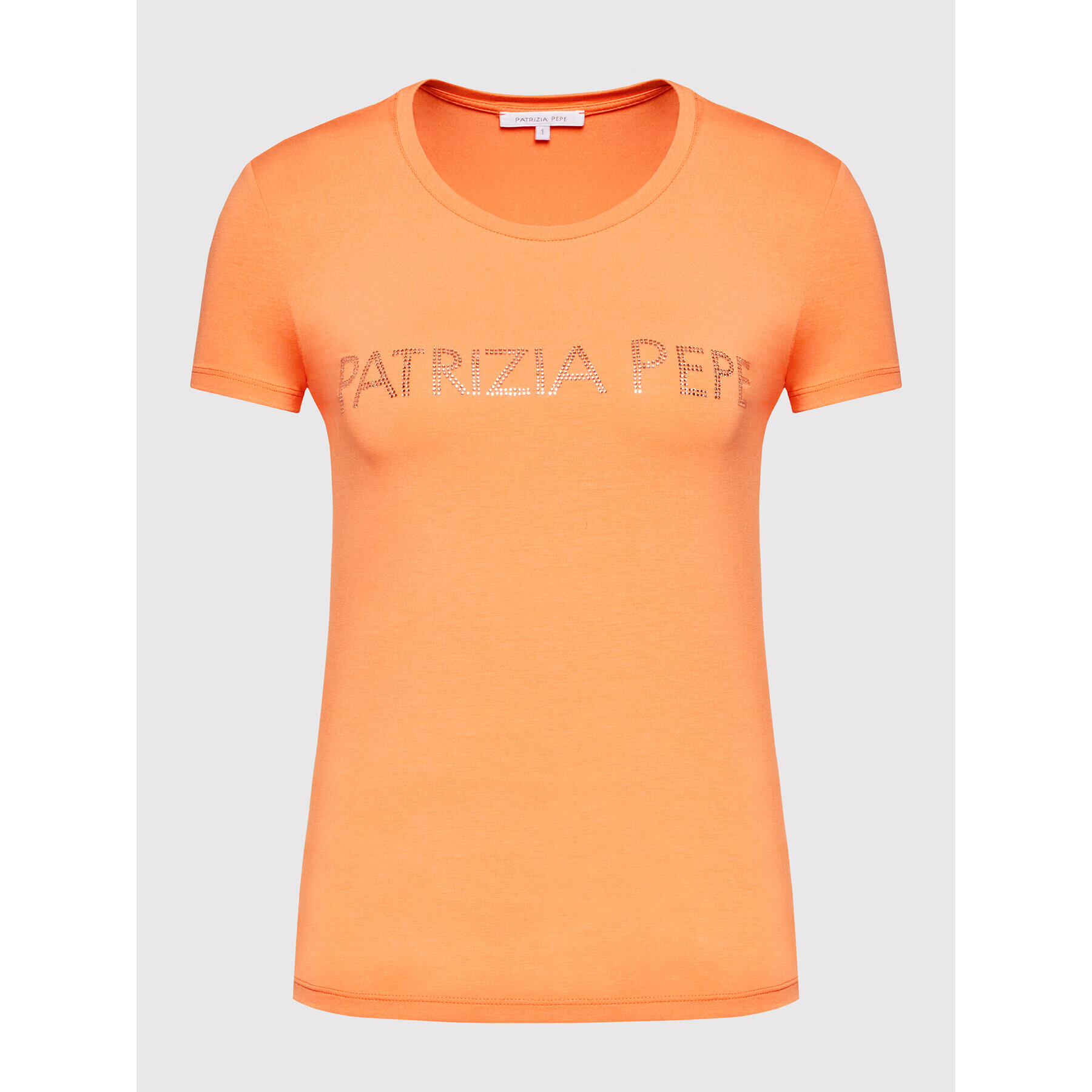 Patrizia Pepe Majica 8M1419/J013-R744 Oranžna Regular Fit - Pepit.si