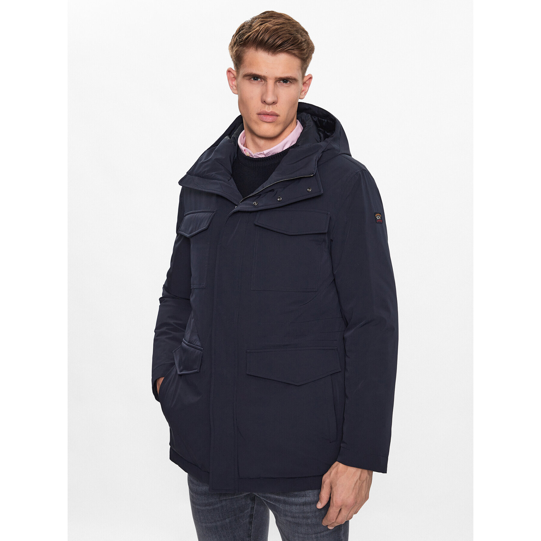 Paul&Shark Parka 13312010 Mornarsko modra Regular Fit - Pepit.si