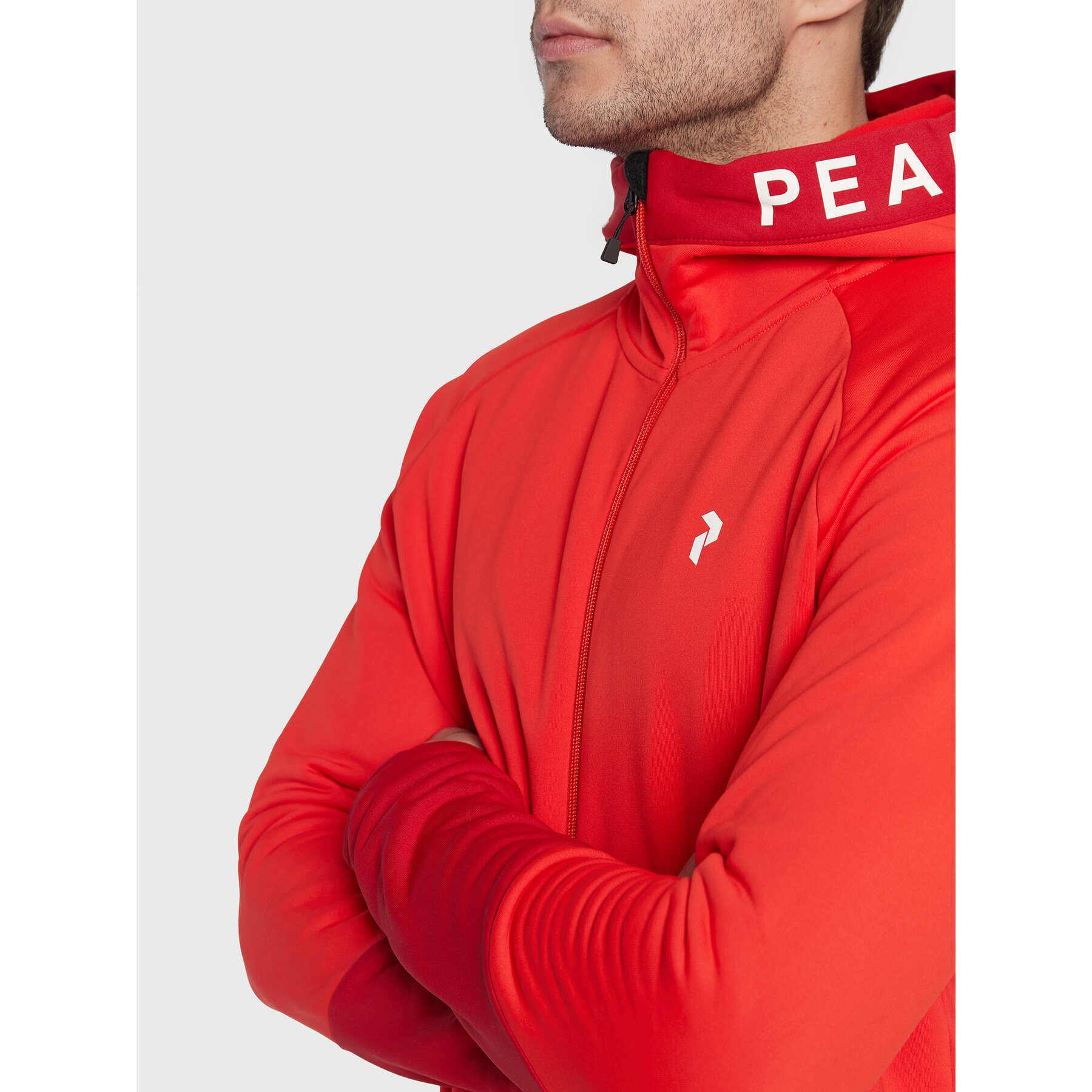 Peak Performance Športna jopa Rider G78833010 Rdeča Regular Fit - Pepit.si