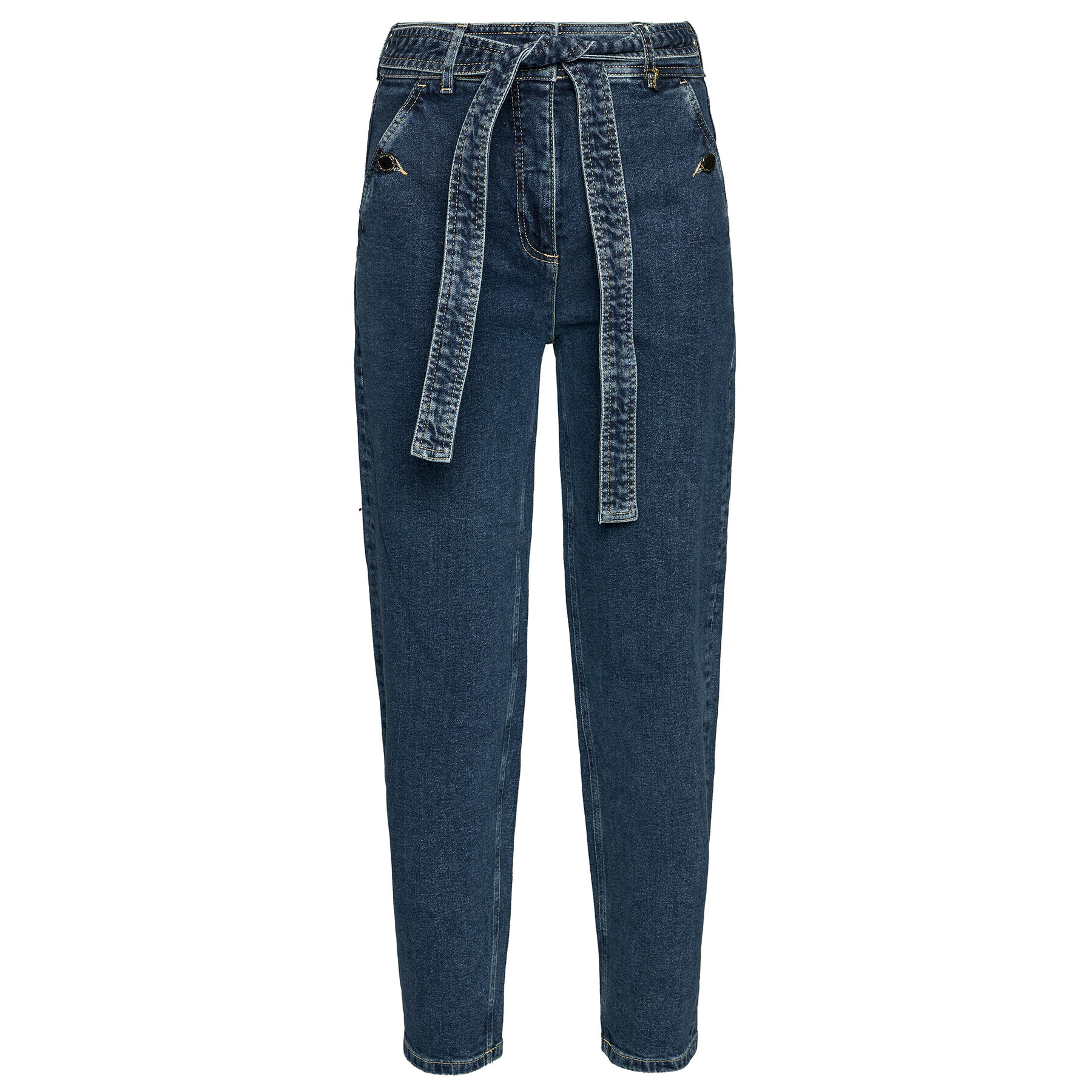 Pennyblack Jeans hlače Arpeggio 31840620 Mornarsko modra Relaxed Fit - Pepit.si