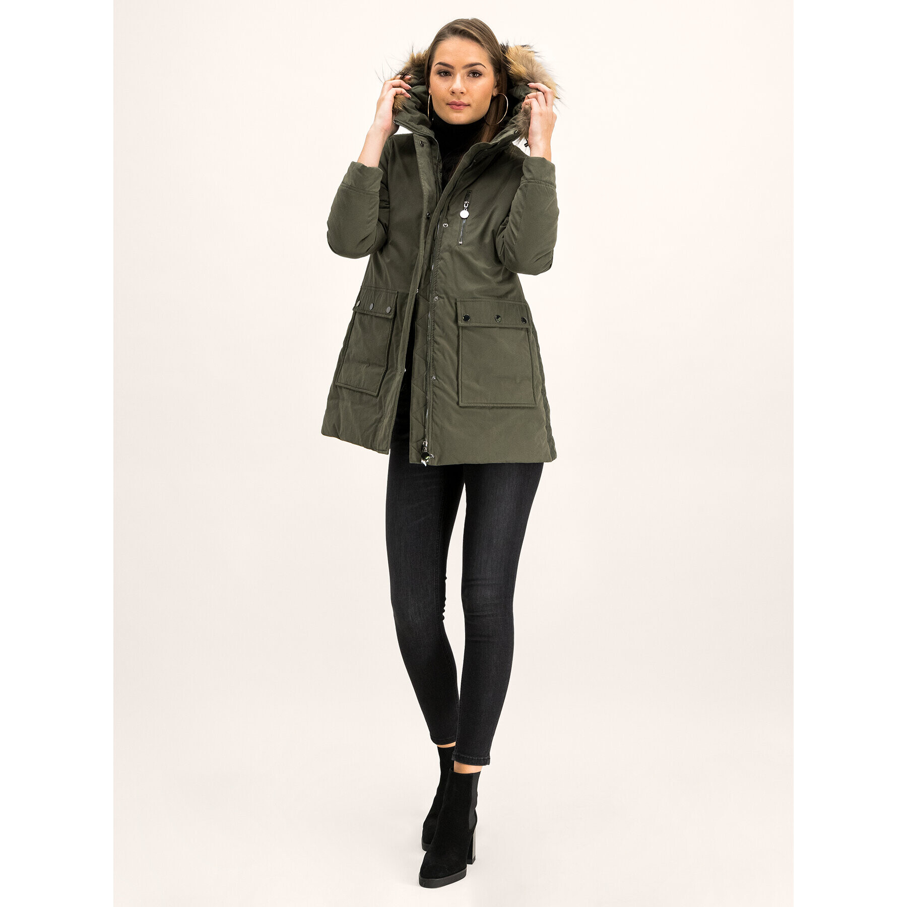 Pennyblack Parka Agile 30245019 Zelena Regular Fit - Pepit.si