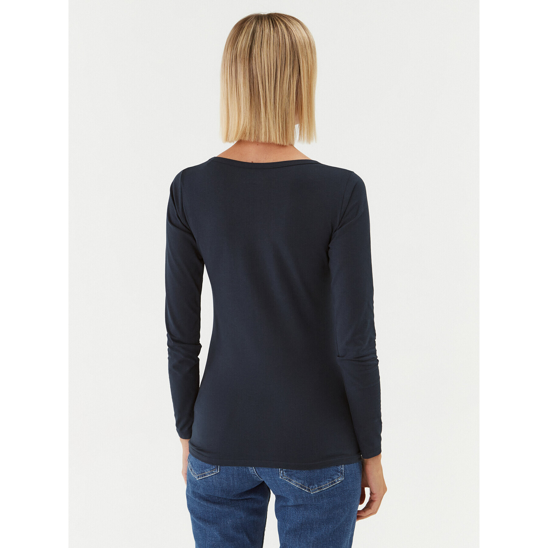 Pepe Jeans Bluza Corine PL505306 Mornarsko modra Regular Fit - Pepit.si