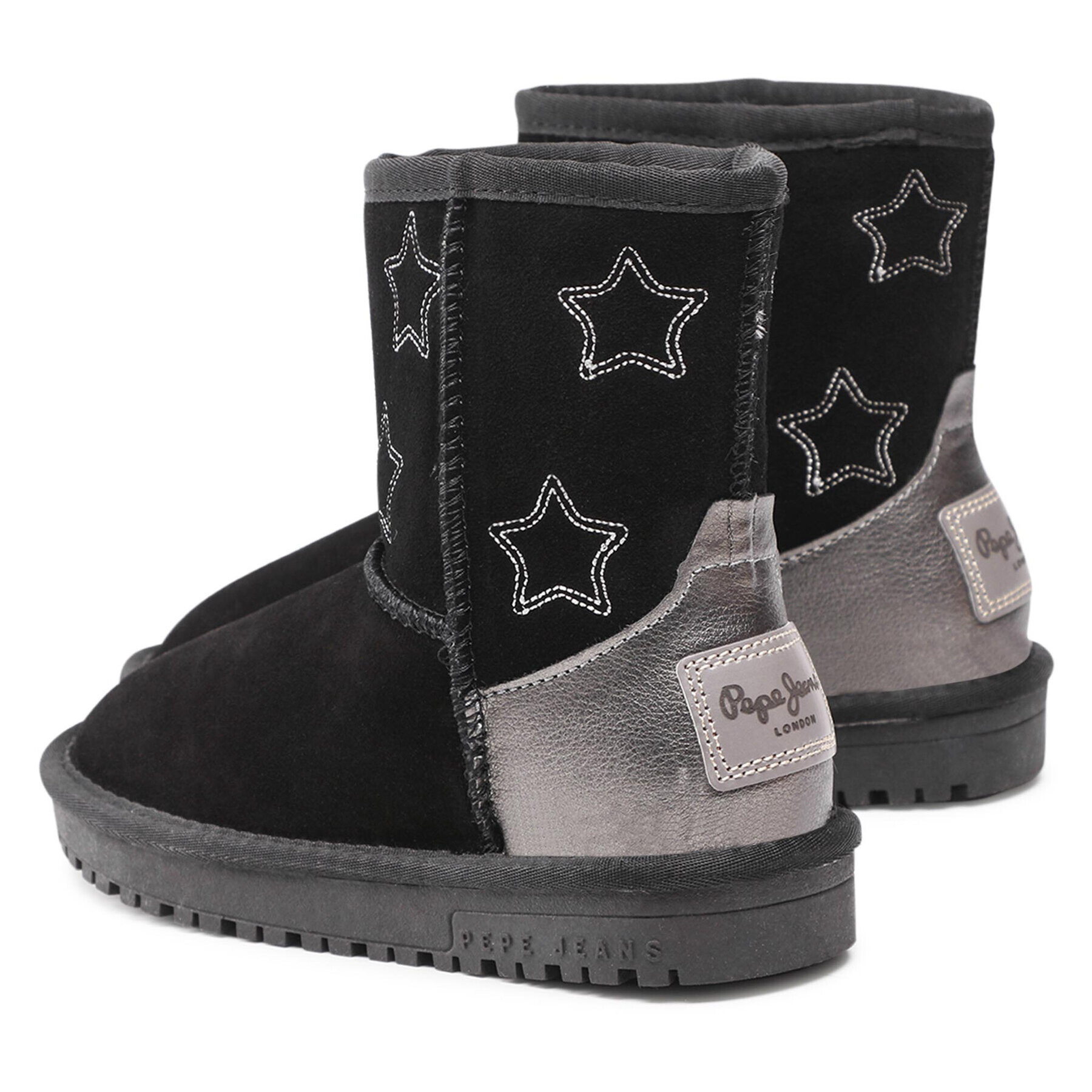 Pepe Jeans Čevlji Angel Stars PGS50178 Črna - Pepit.si