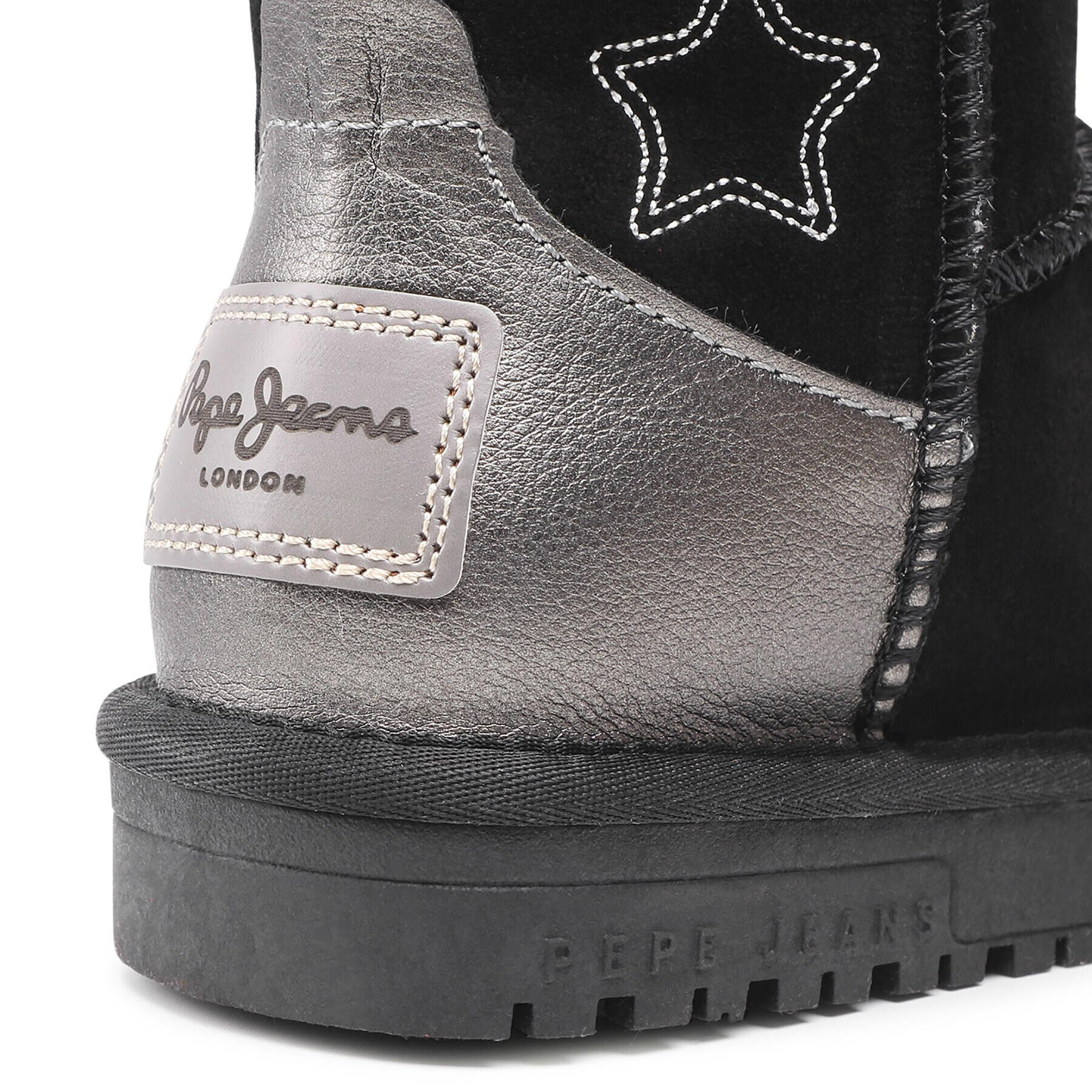 Pepe Jeans Čevlji Angel Stars PGS50178 Črna - Pepit.si