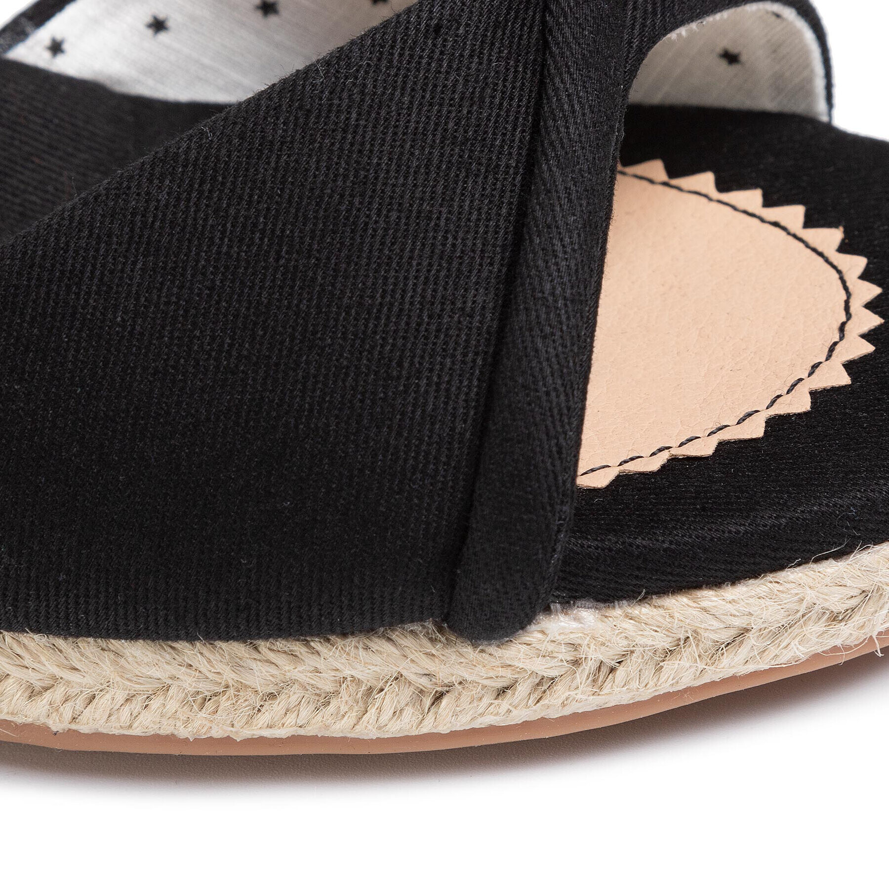 Pepe Jeans Espadrile Shark Lady PLS90454 Črna - Pepit.si