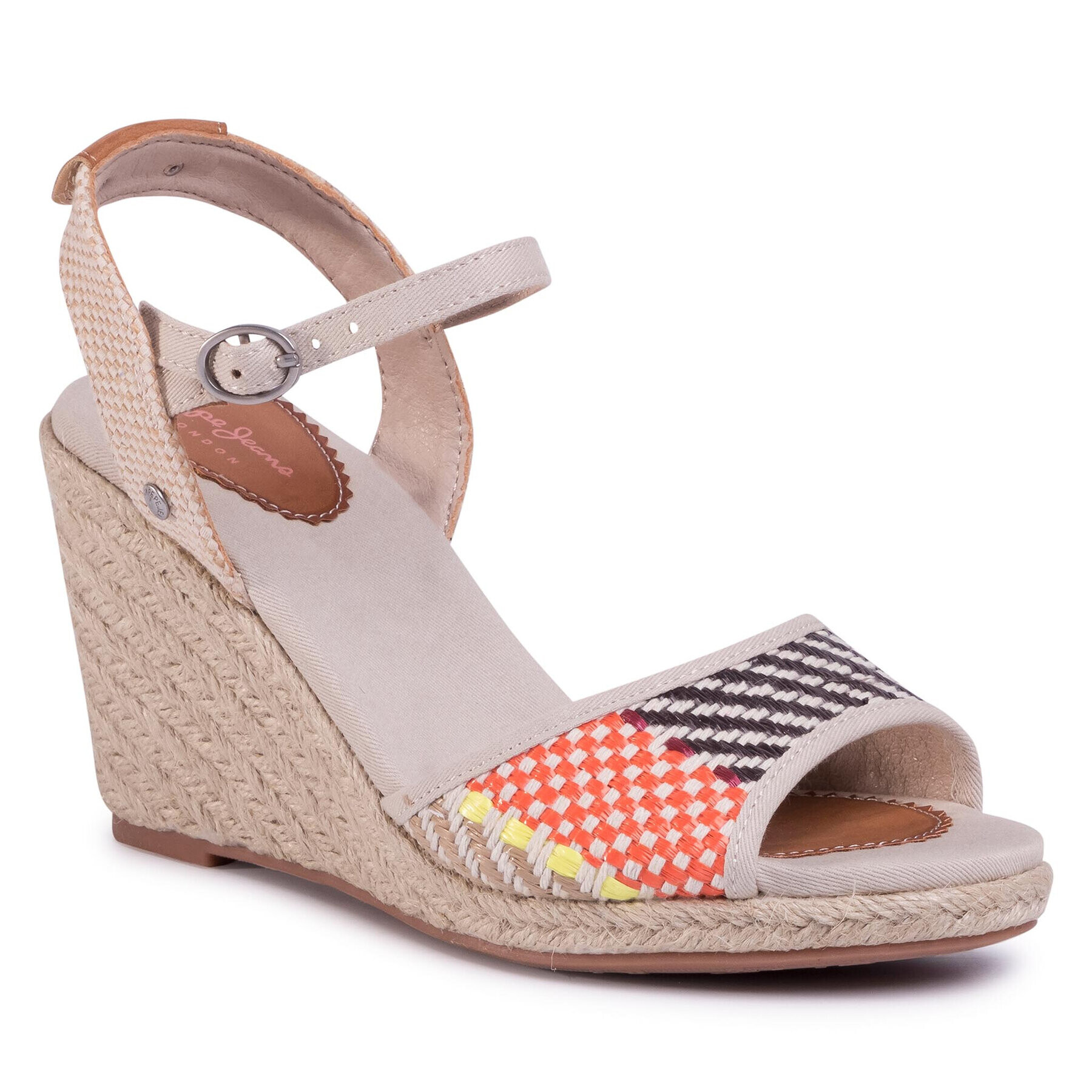 Pepe Jeans Espadrile Shark Rafy PLS90456 Bež - Pepit.si