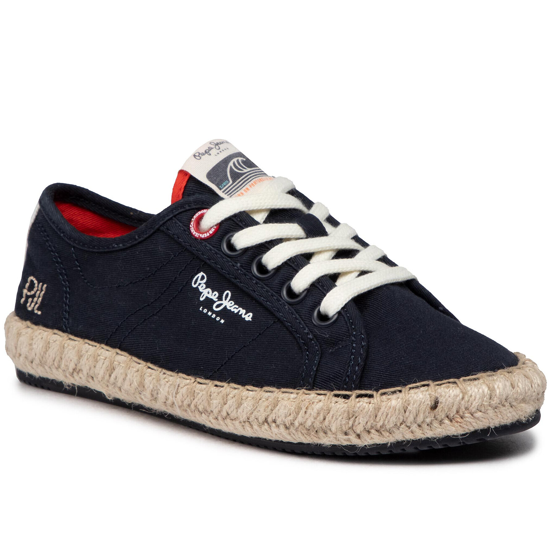 Pepe Jeans Espadrile Tourist Combi Boy PBS10093 Mornarsko modra - Pepit.si