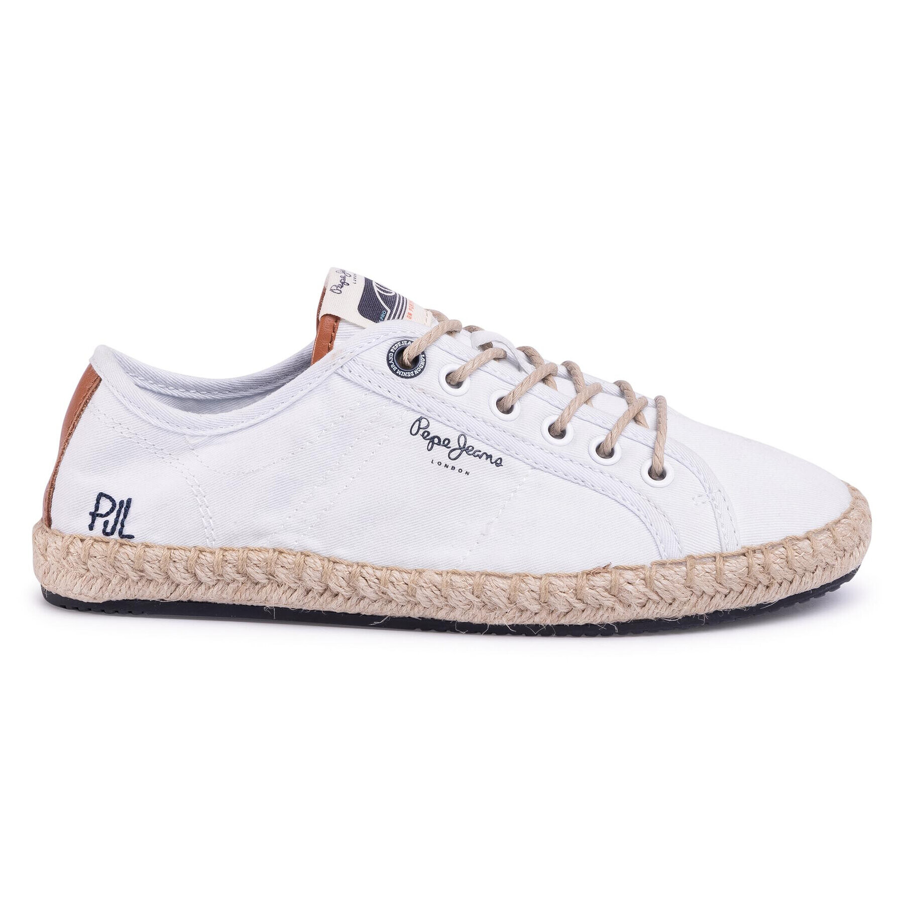 Pepe Jeans Espadrile Tourist Island W PLS10398 Bela - Pepit.si