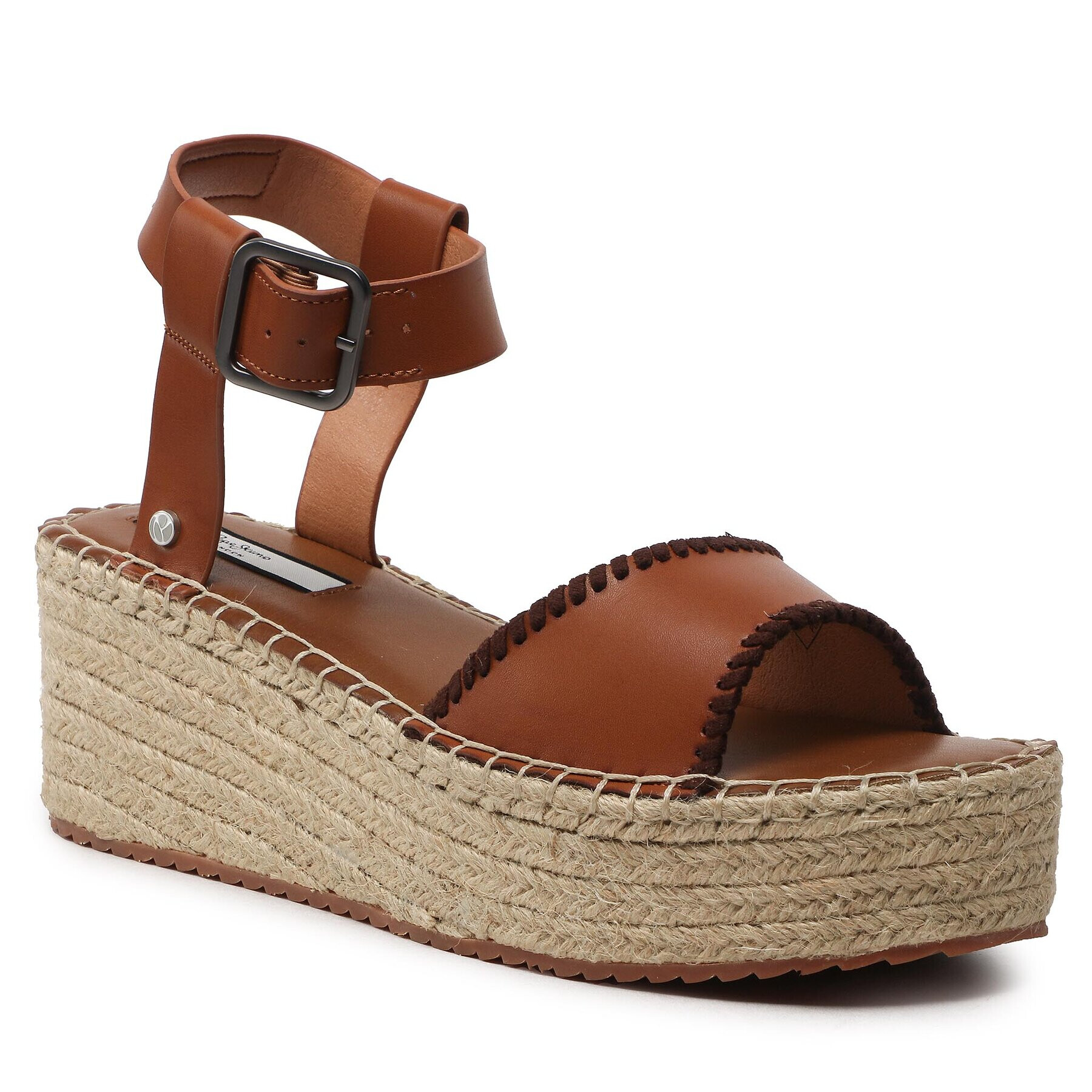 Pepe Jeans Espadrile Witney Indie PLS90554 Rjava - Pepit.si