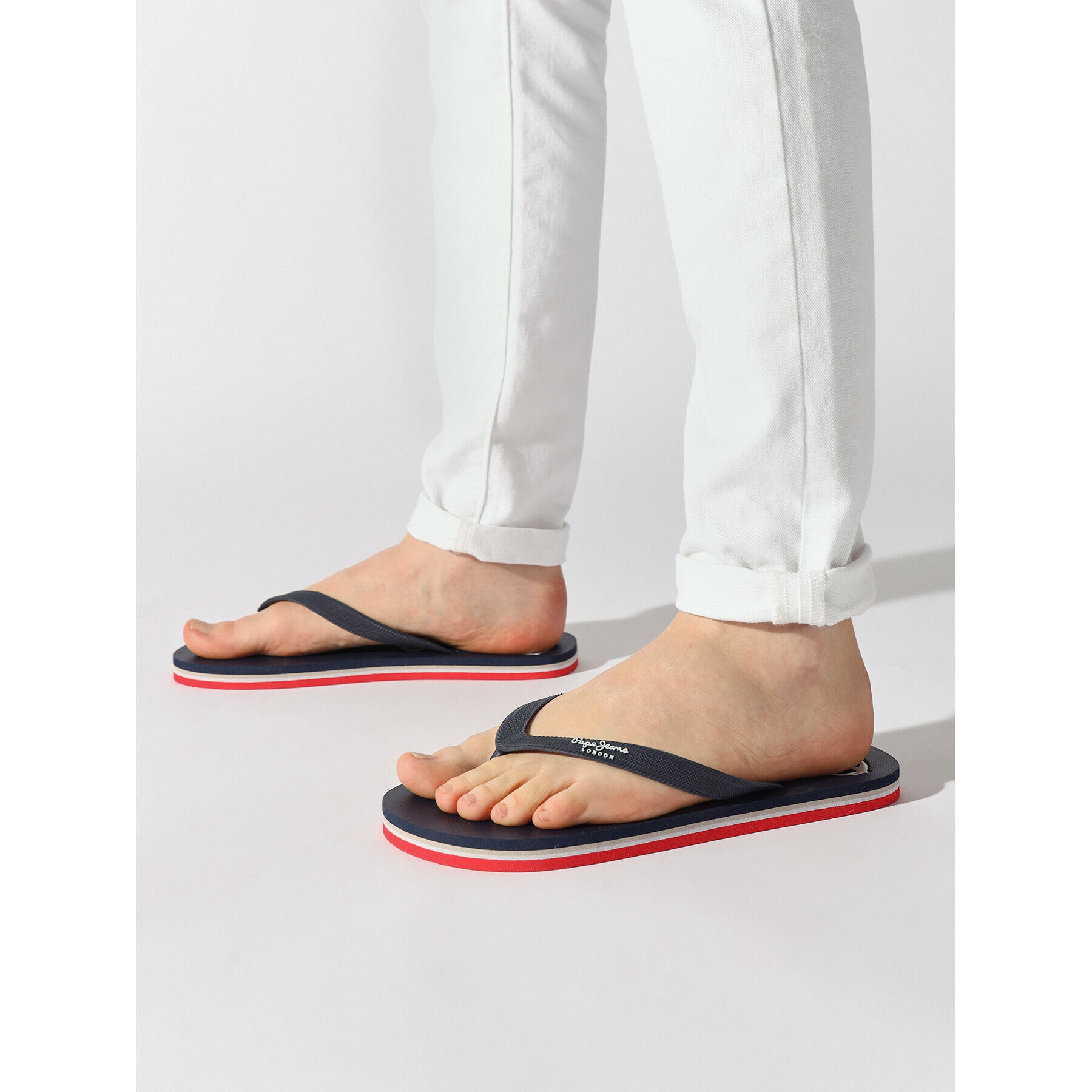 Pepe Jeans Japonke Bay Beach Basic M PMS70128 Mornarsko modra - Pepit.si