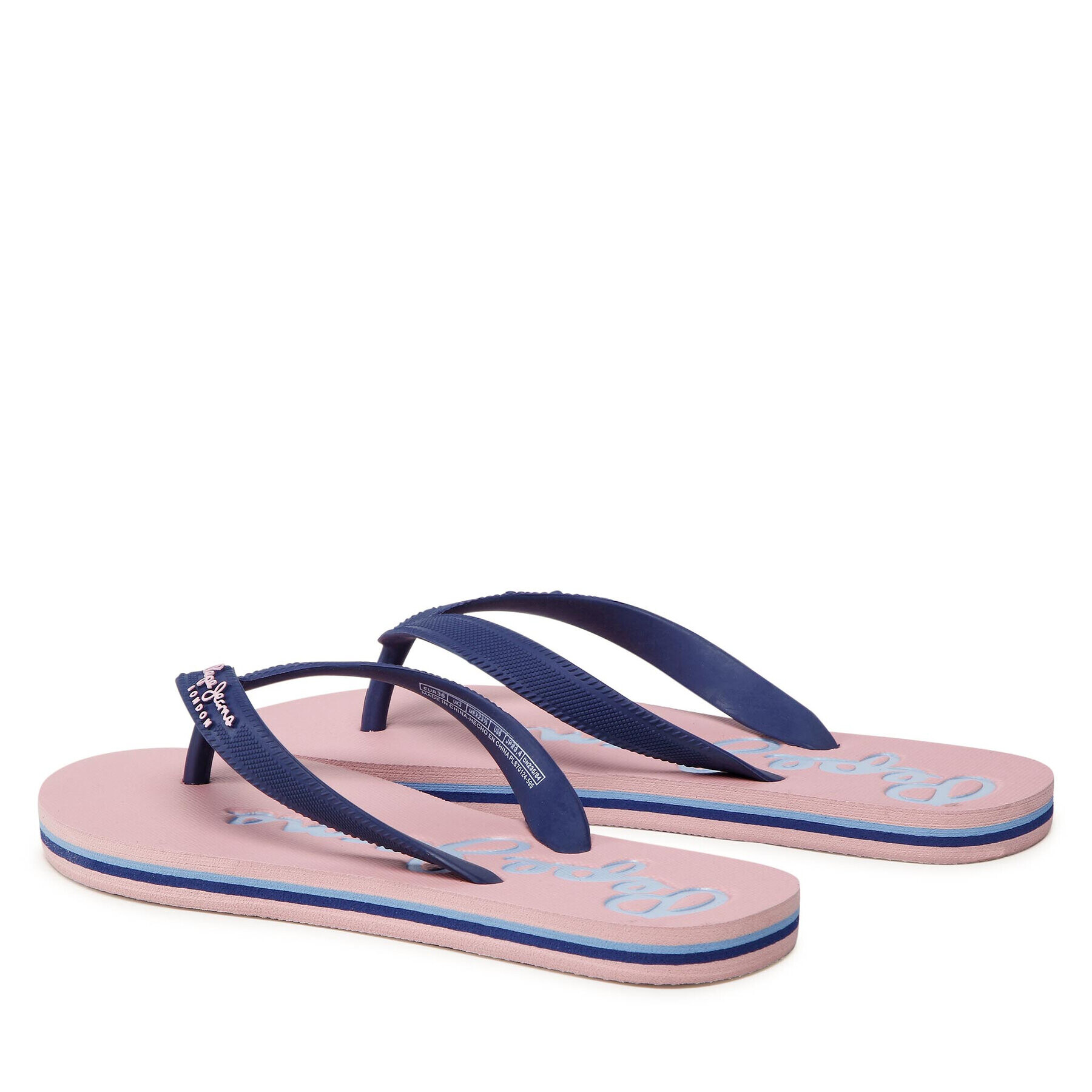 Pepe Jeans Japonke Bay Beach Brand W PLS70124 Mornarsko modra - Pepit.si