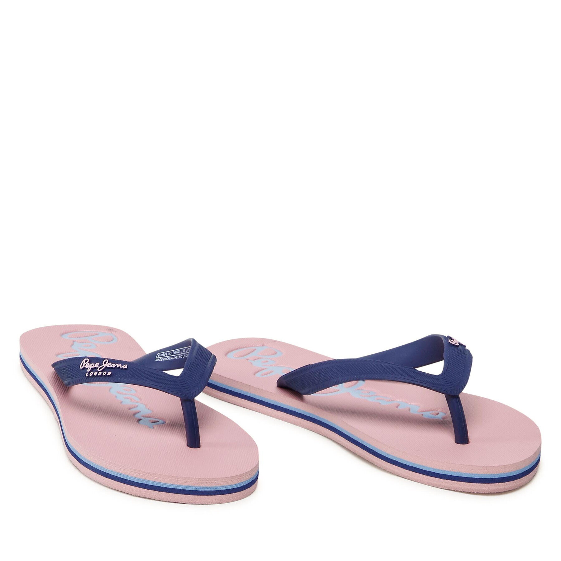 Pepe Jeans Japonke Bay Beach Brand W PLS70124 Mornarsko modra - Pepit.si