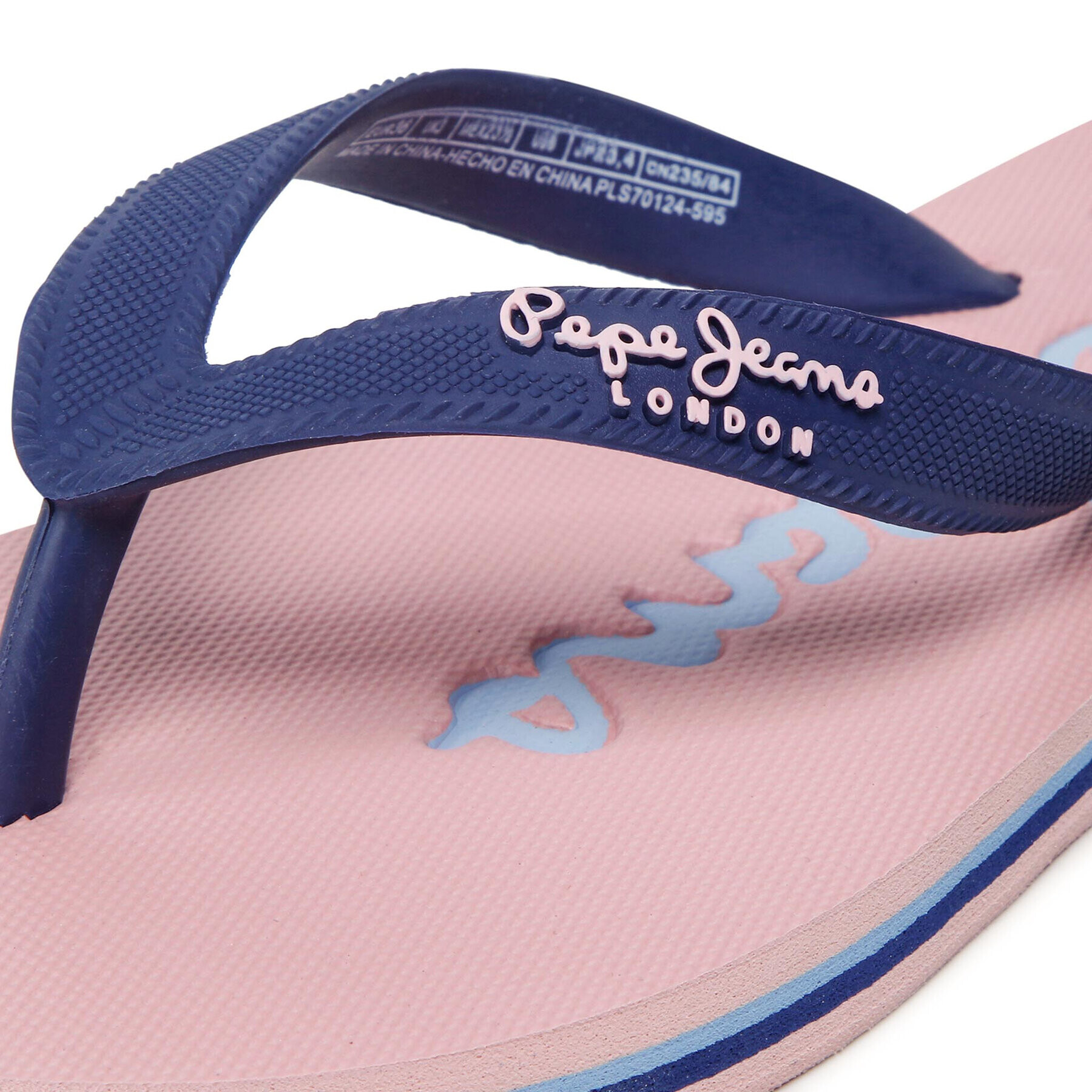 Pepe Jeans Japonke Bay Beach Brand W PLS70124 Mornarsko modra - Pepit.si