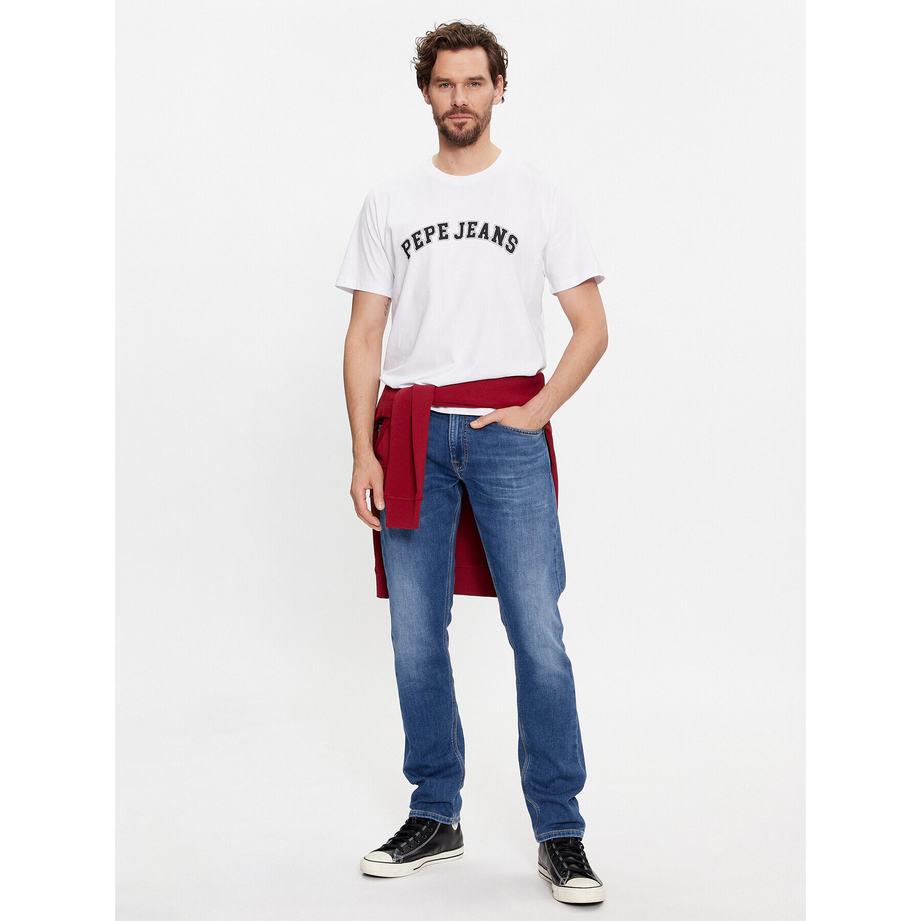 Pepe Jeans Jeans hlače PM207389 Modra Slim Fit - Pepit.si