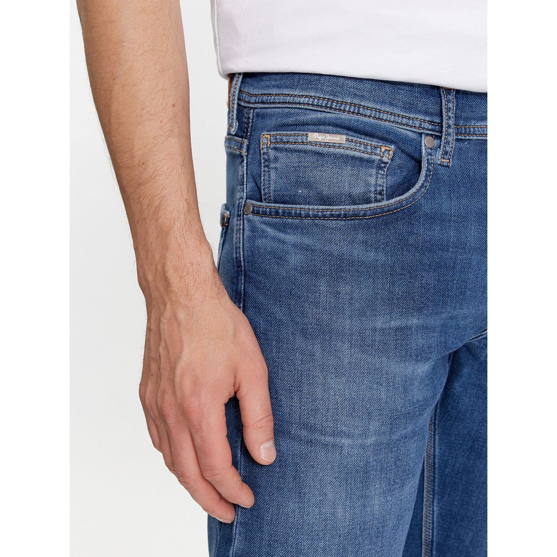 Pepe Jeans Jeans hlače PM207389 Modra Slim Fit - Pepit.si