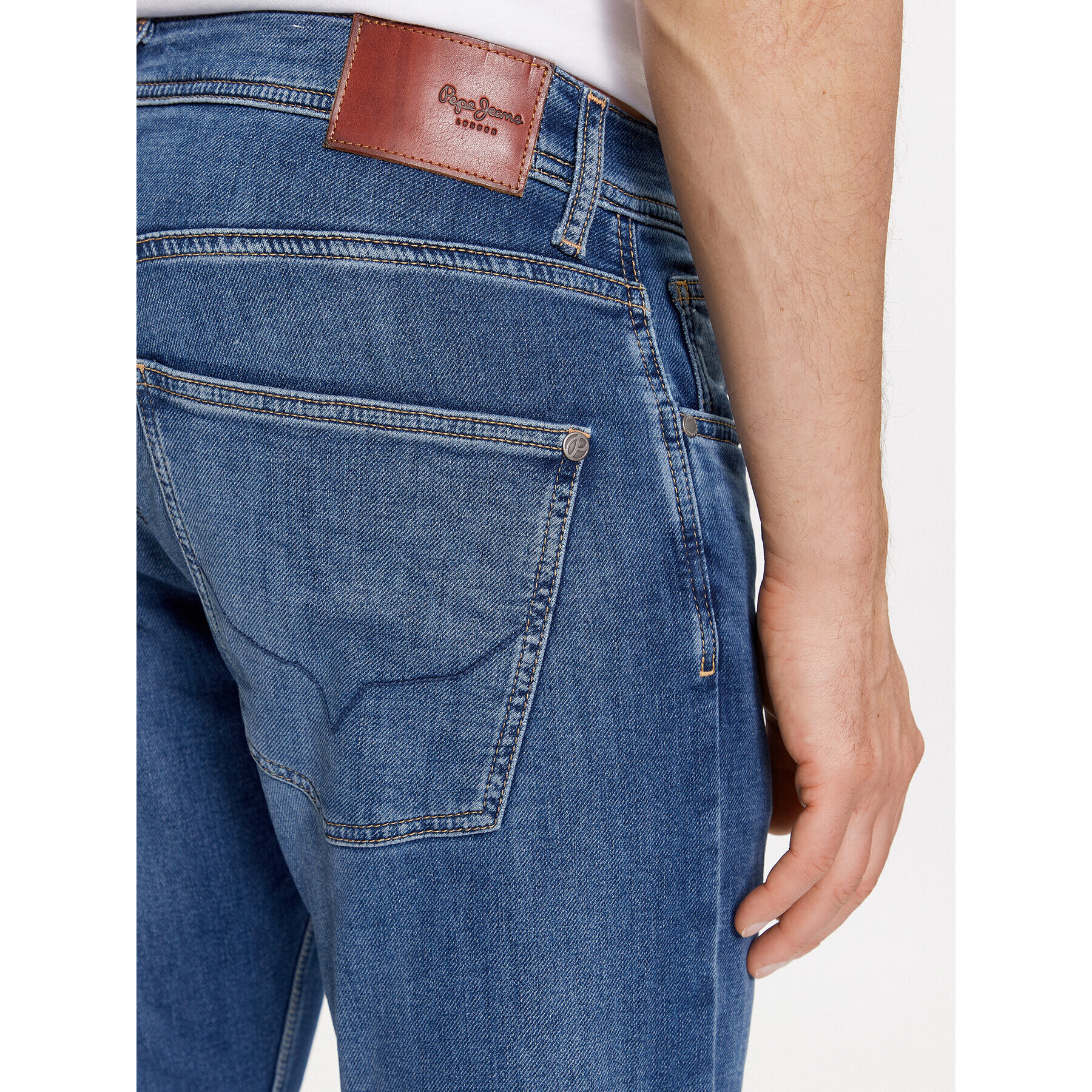 Pepe Jeans Jeans hlače PM207389 Modra Slim Fit - Pepit.si