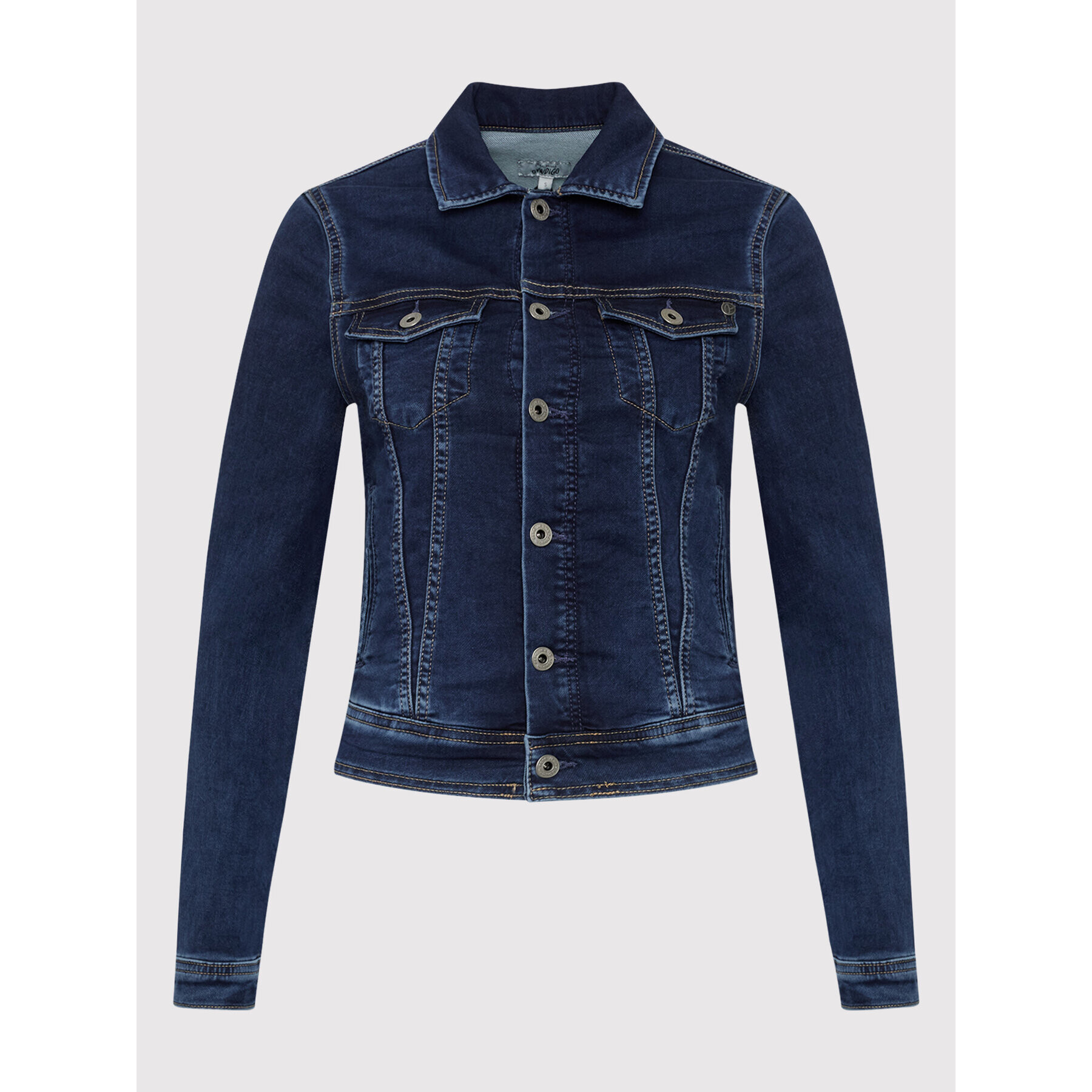 Pepe Jeans Jeans jakna GYMDIGO Core PL402052 Mornarsko modra Regular Fit - Pepit.si