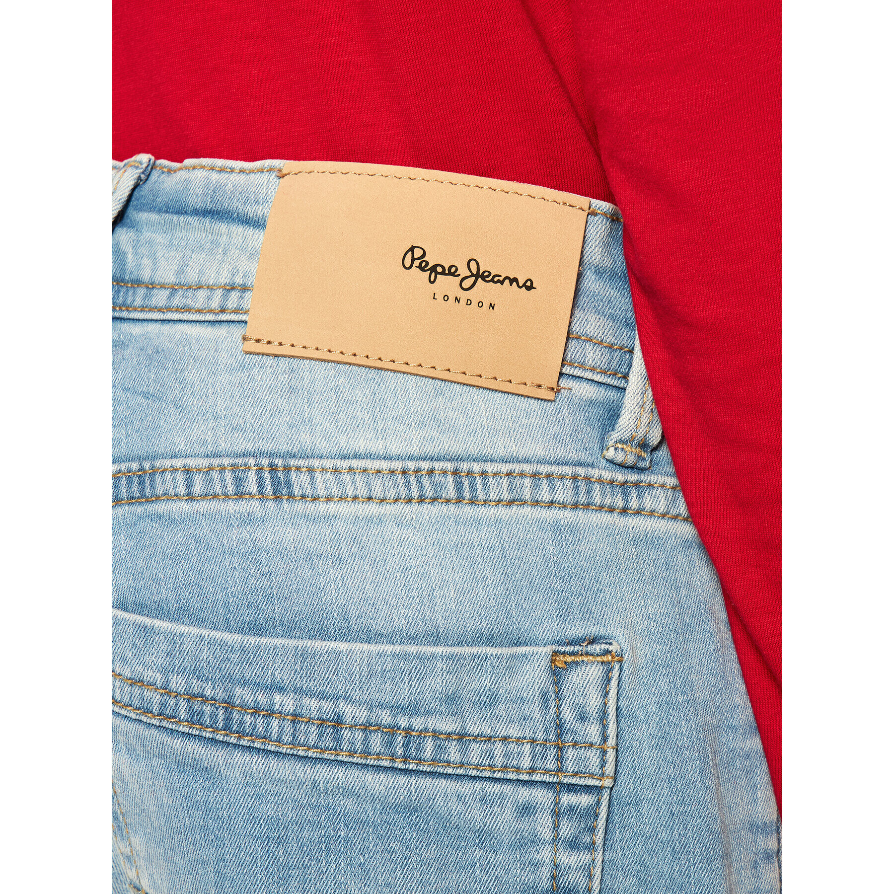 Pepe Jeans Jeans kratke hlače Becket PB800134 Modra Slim Fit - Pepit.si