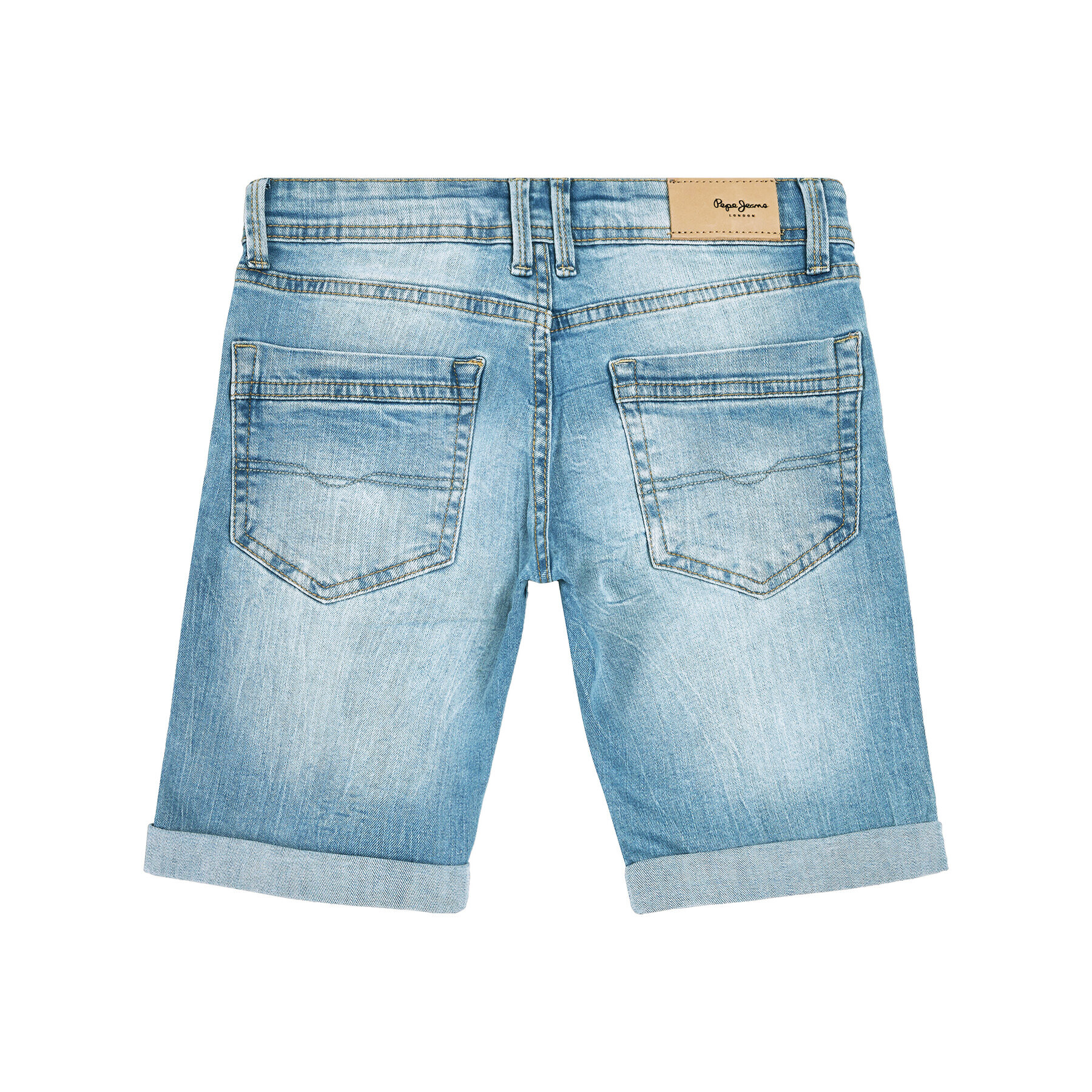 Pepe Jeans Jeans kratke hlače Becket PB800134 Modra Slim Fit - Pepit.si