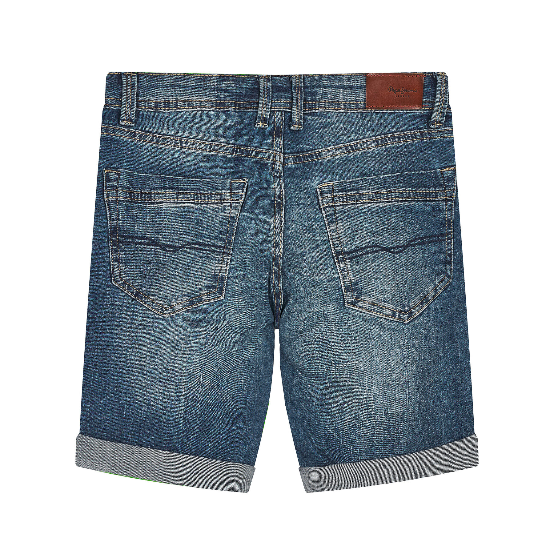 Pepe Jeans Jeans kratke hlače Becket PB800134 Mornarsko modra Slim Fit - Pepit.si