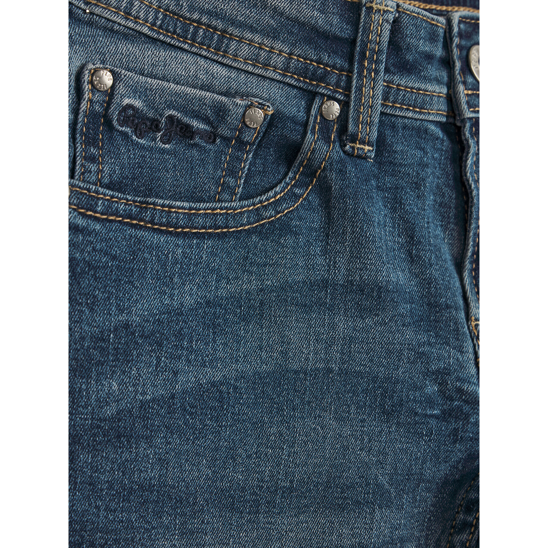 Pepe Jeans Jeans kratke hlače Becket PB800134 Mornarsko modra Slim Fit - Pepit.si