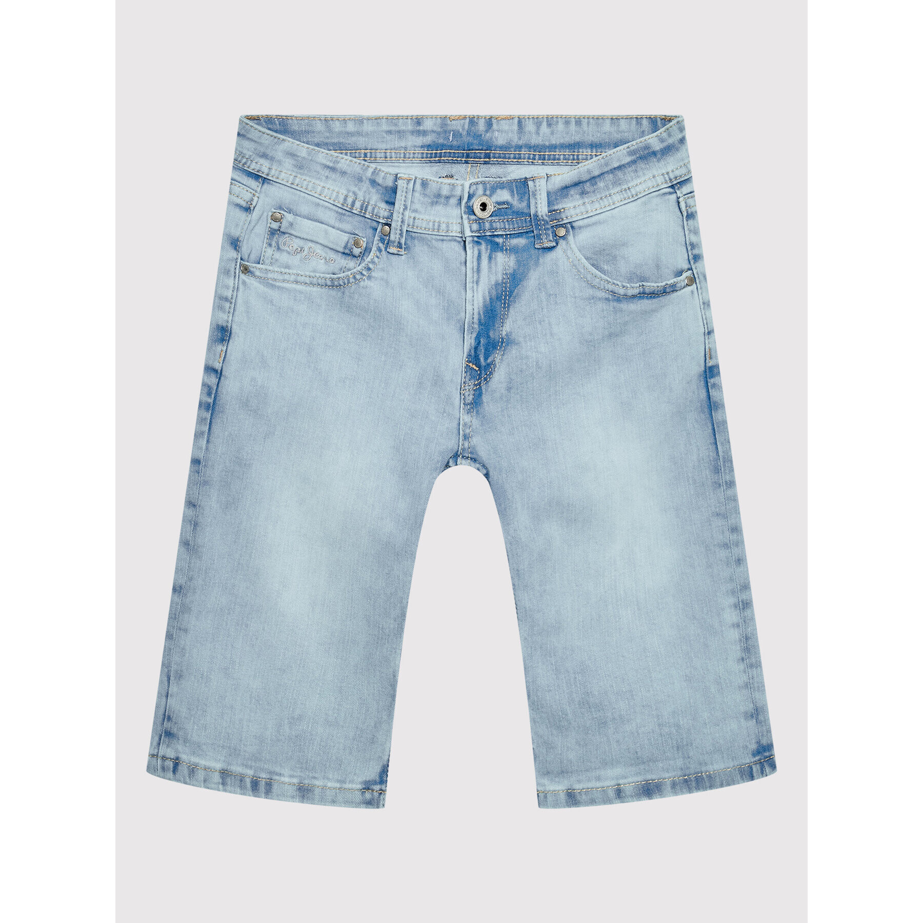 Pepe Jeans Jeans kratke hlače Becket PB800692 Modra Slim Fit - Pepit.si