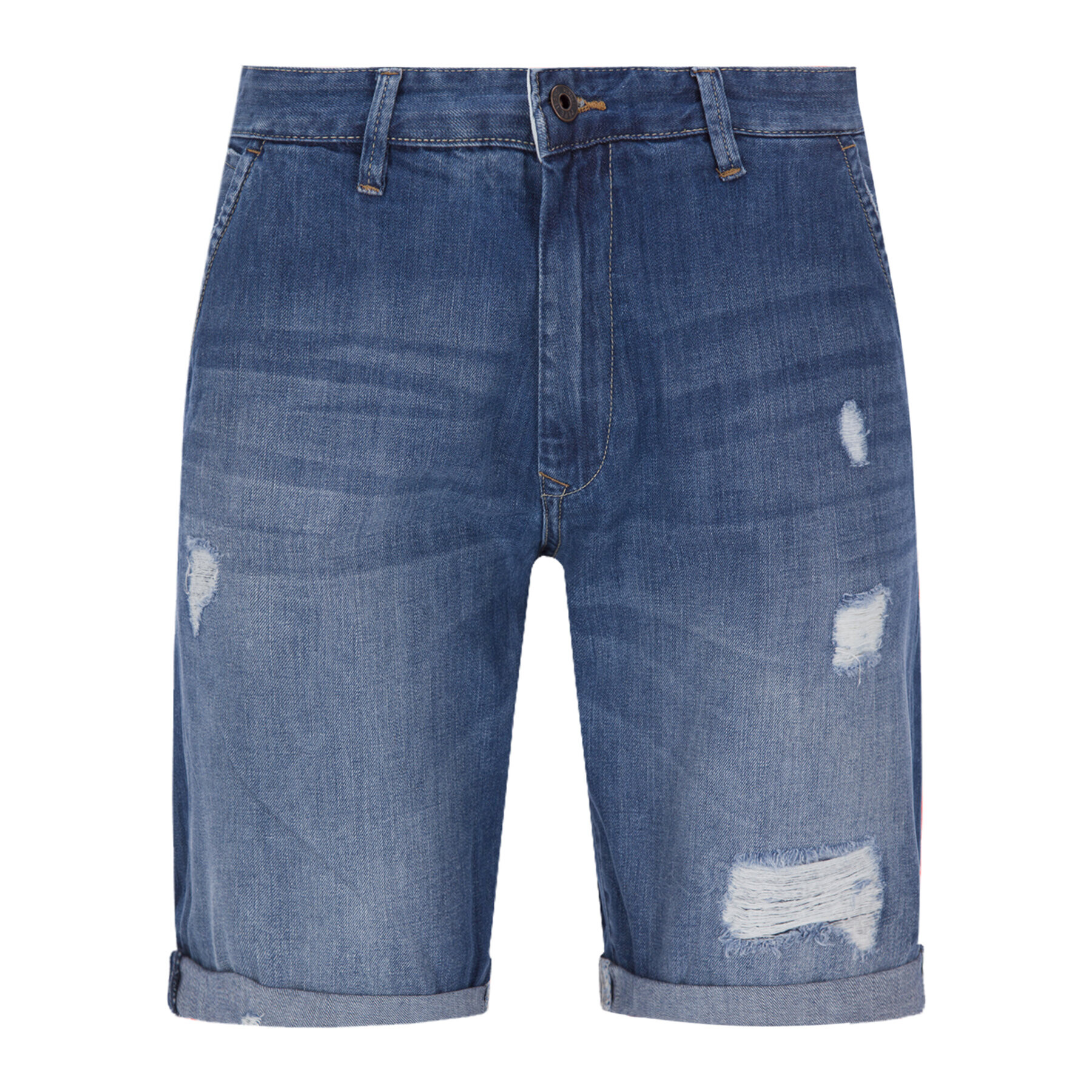 Pepe Jeans Jeans kratke hlače Callen PM800771 Modra Relaxed Fit - Pepit.si