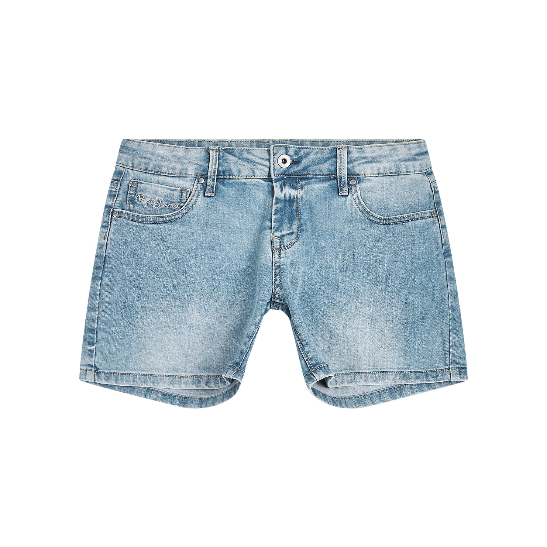 Pepe Jeans Jeans kratke hlače Foxtail PG800175 Modra Regular Fit - Pepit.si